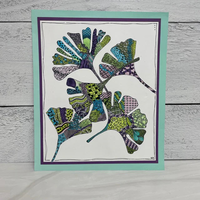 The Crafters Workshop 6x6 Stencil Ginkgo Leaves