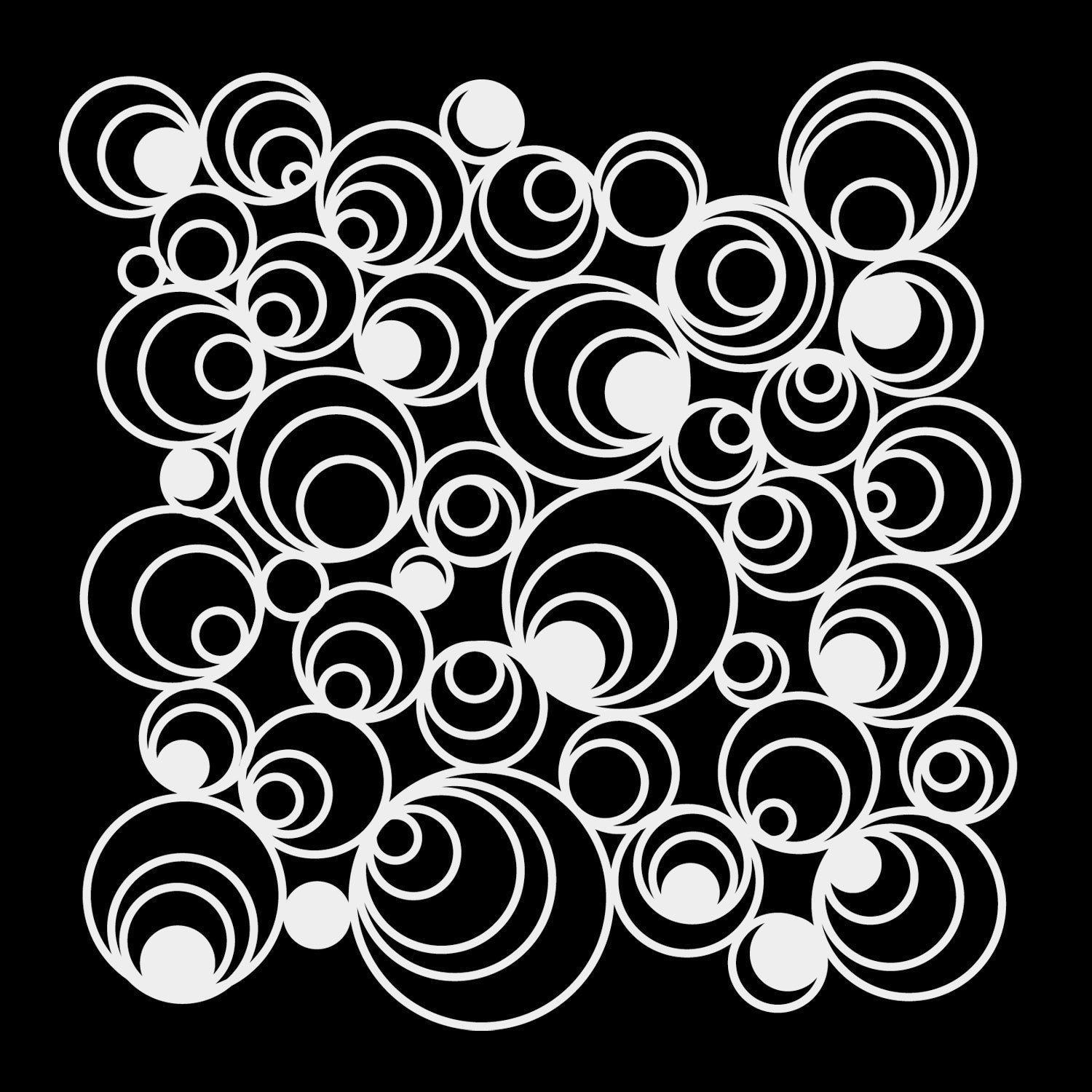 The Crafters Workshop 6x6 Stencil Mod Spirals