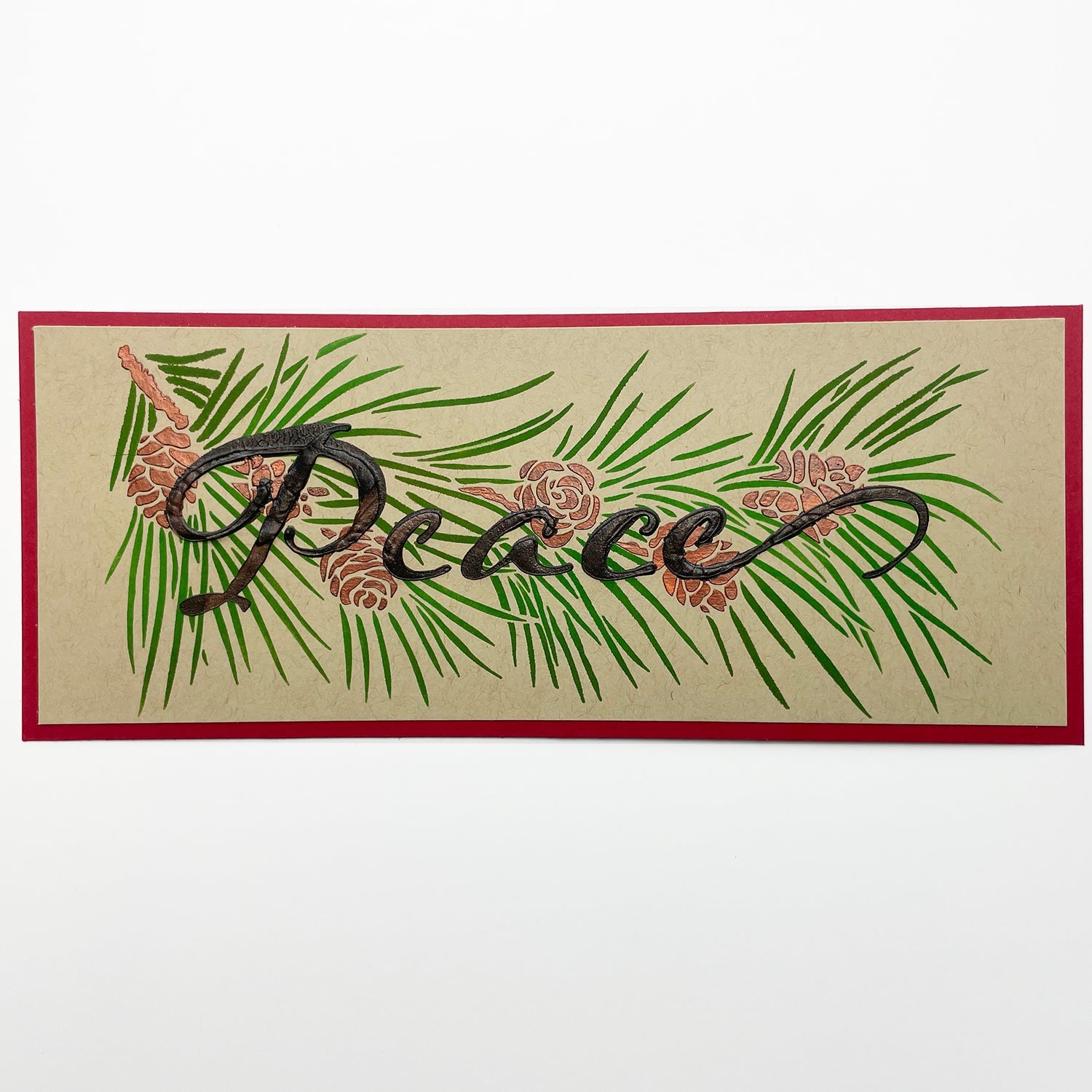 The Crafters Workshop Slimline Layered Pinecone Branch