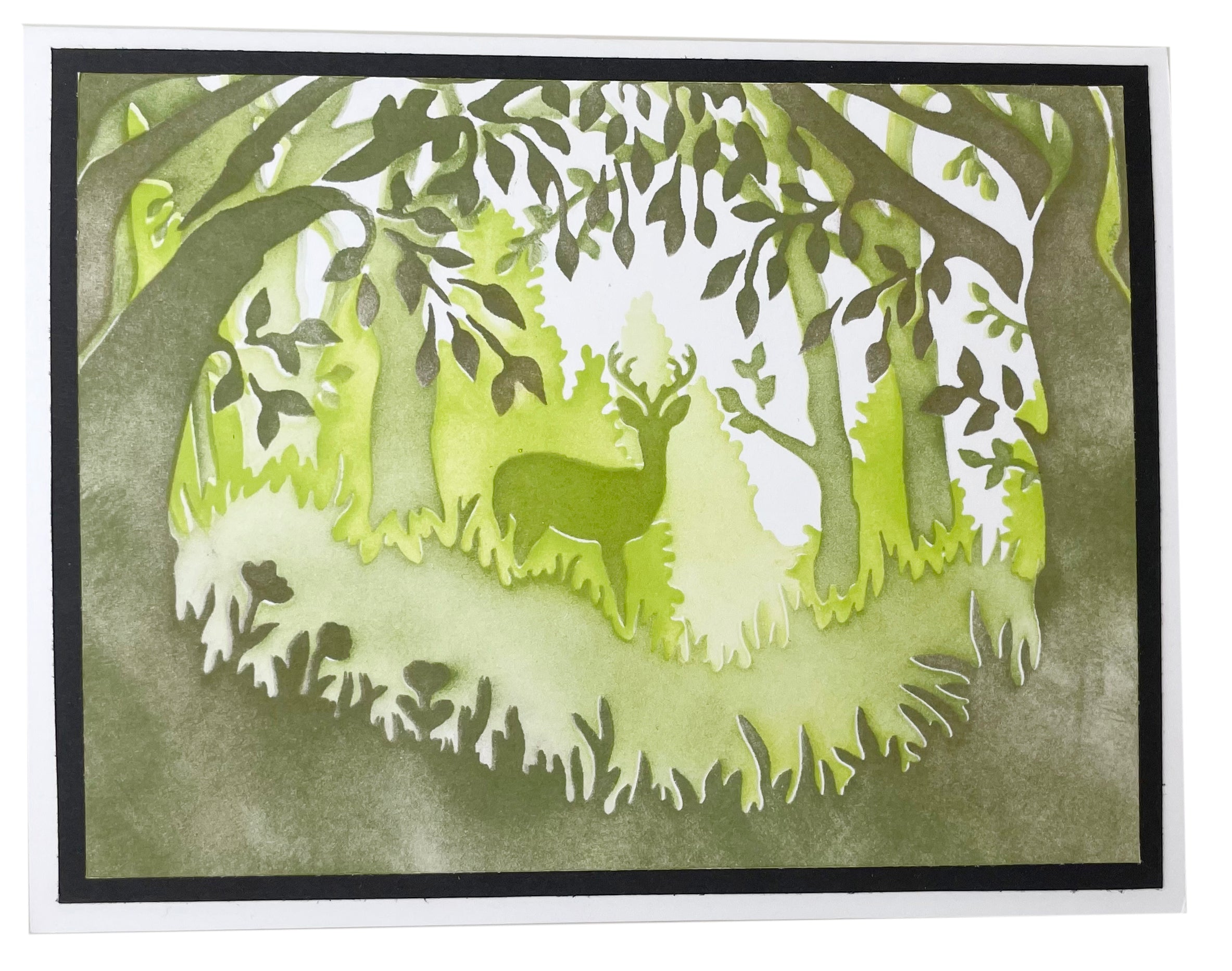 The Crafters Workshop A2 Layered Forest Scene