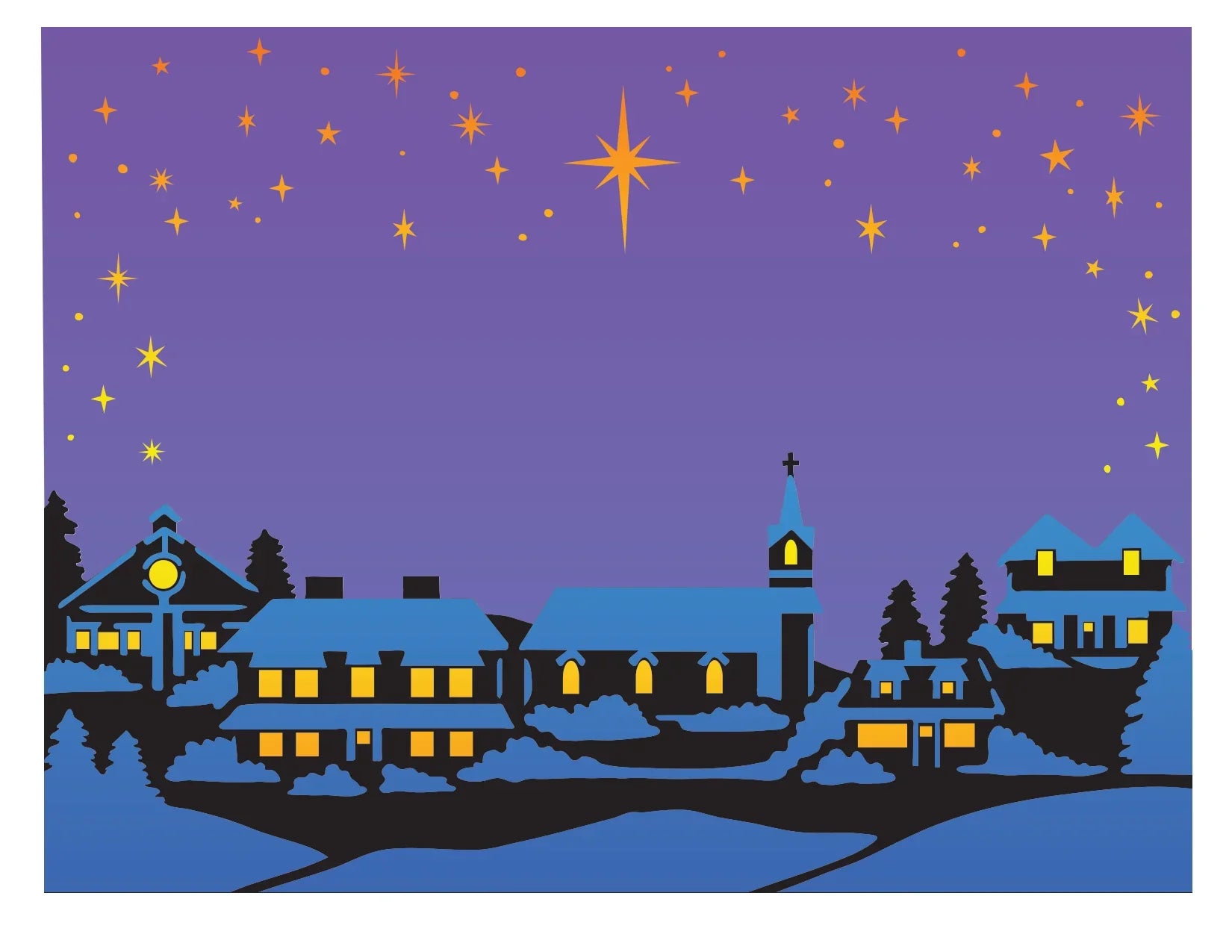 The Crafters Workshop Layered Starry Village