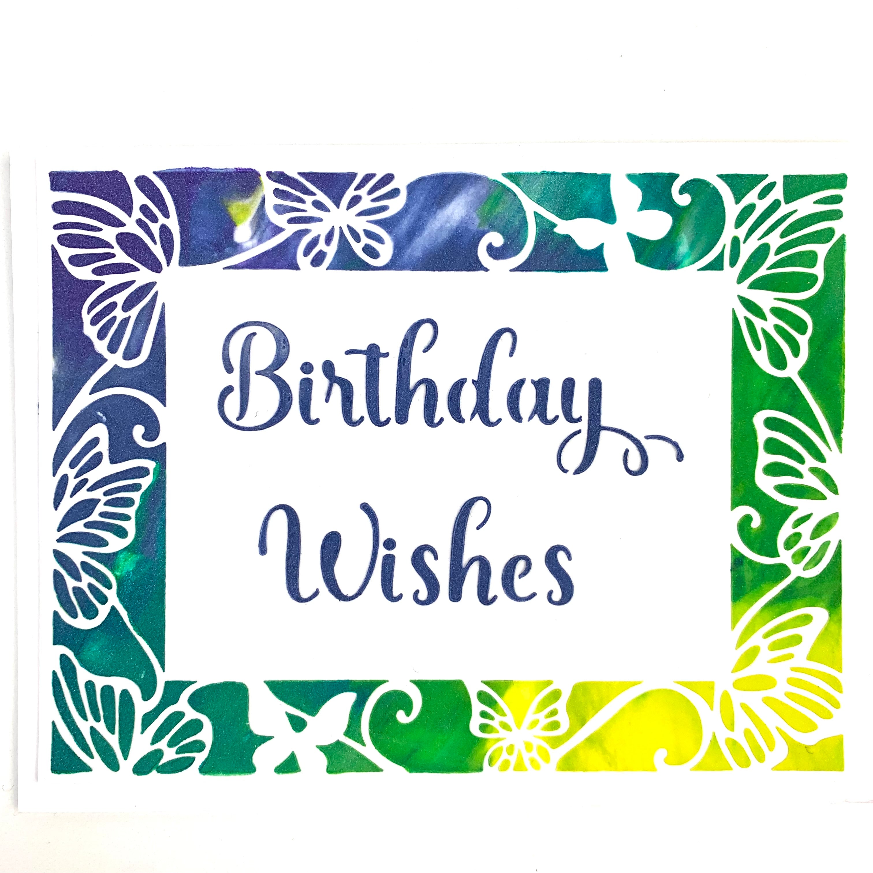 The Crafters Workshop A2 Butterfly Ferns Frames