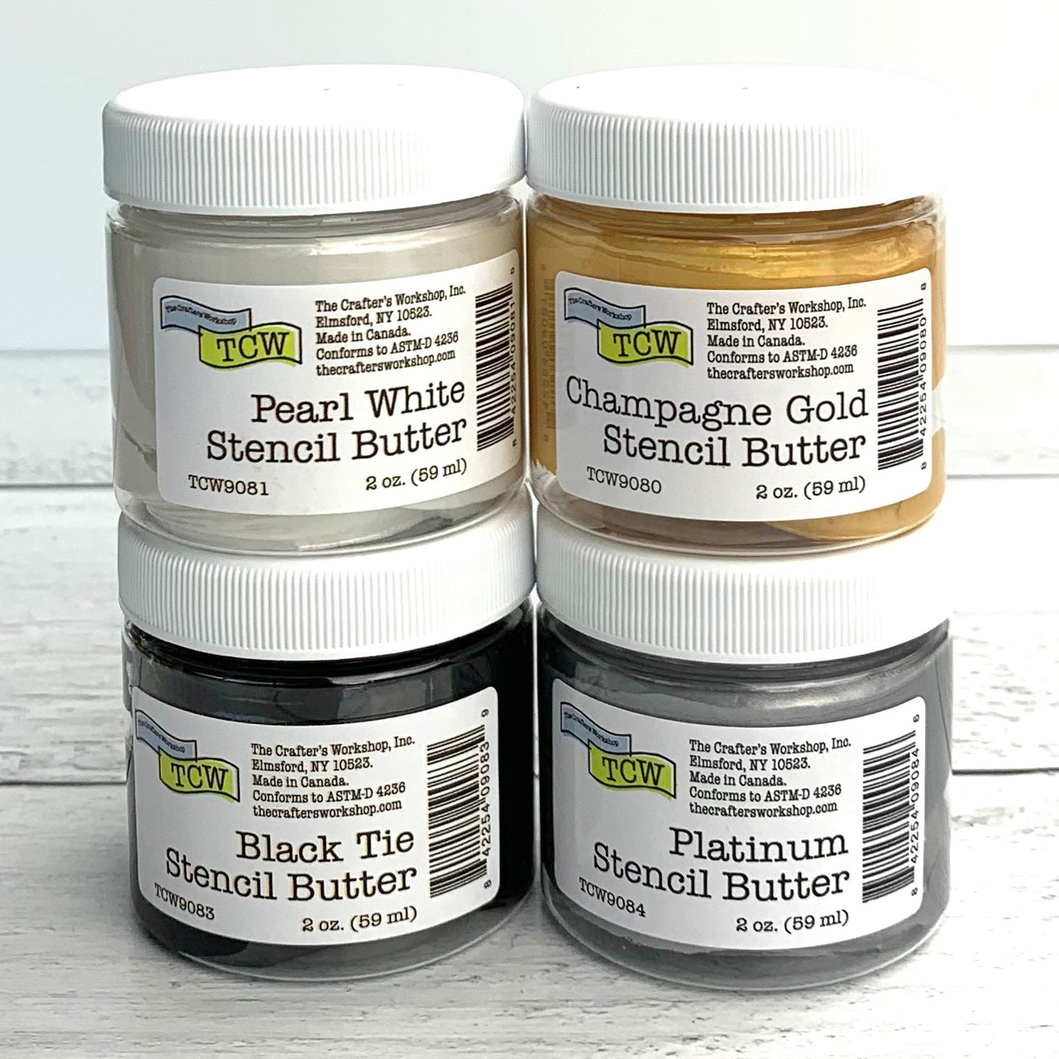 The Crafters Workshop (TCW) Stencil Butter 4-pack Celebration