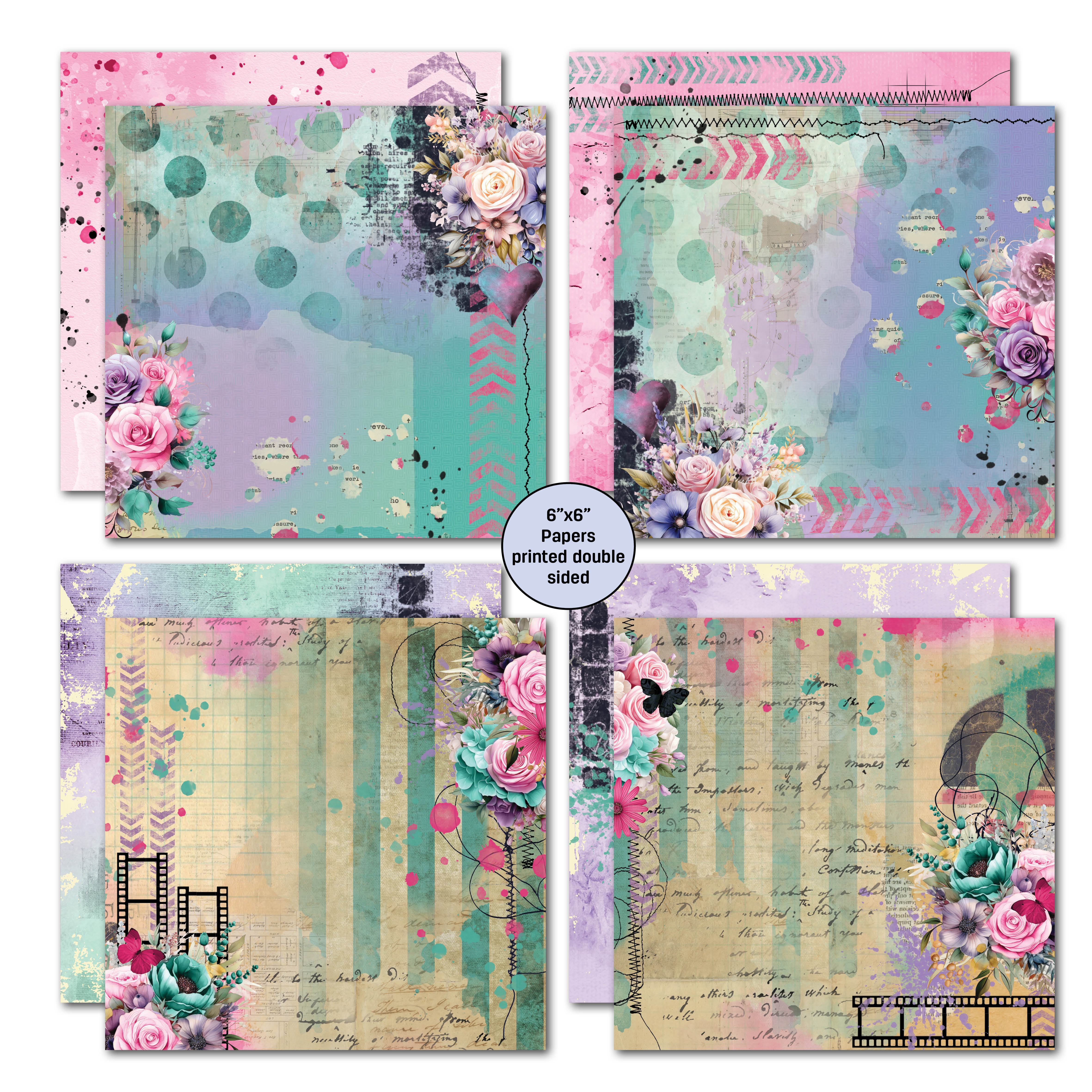 3Quarter Designs Teenage Dream 6x6 Paper Pack