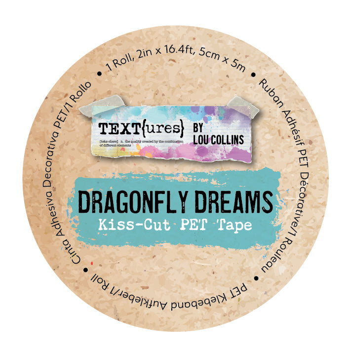 TEXT{ures} Dragonfly Dreams Kiss-Cut PET Tape