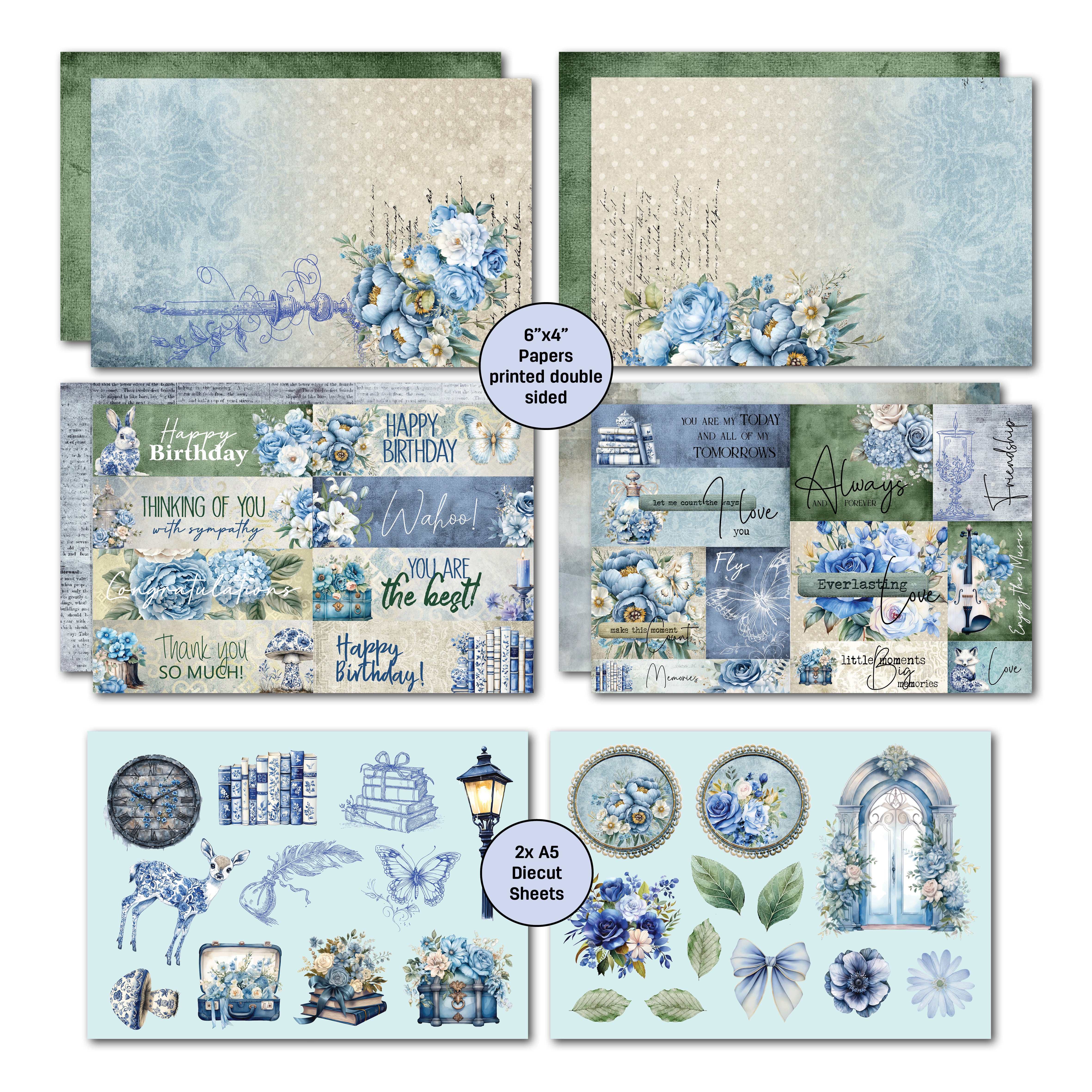 3Quarter Designs Twilight Ink 6x4 Card Pack