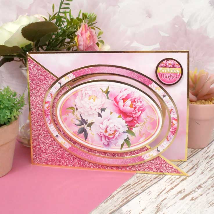 Peony Petals Card Topper Sheet