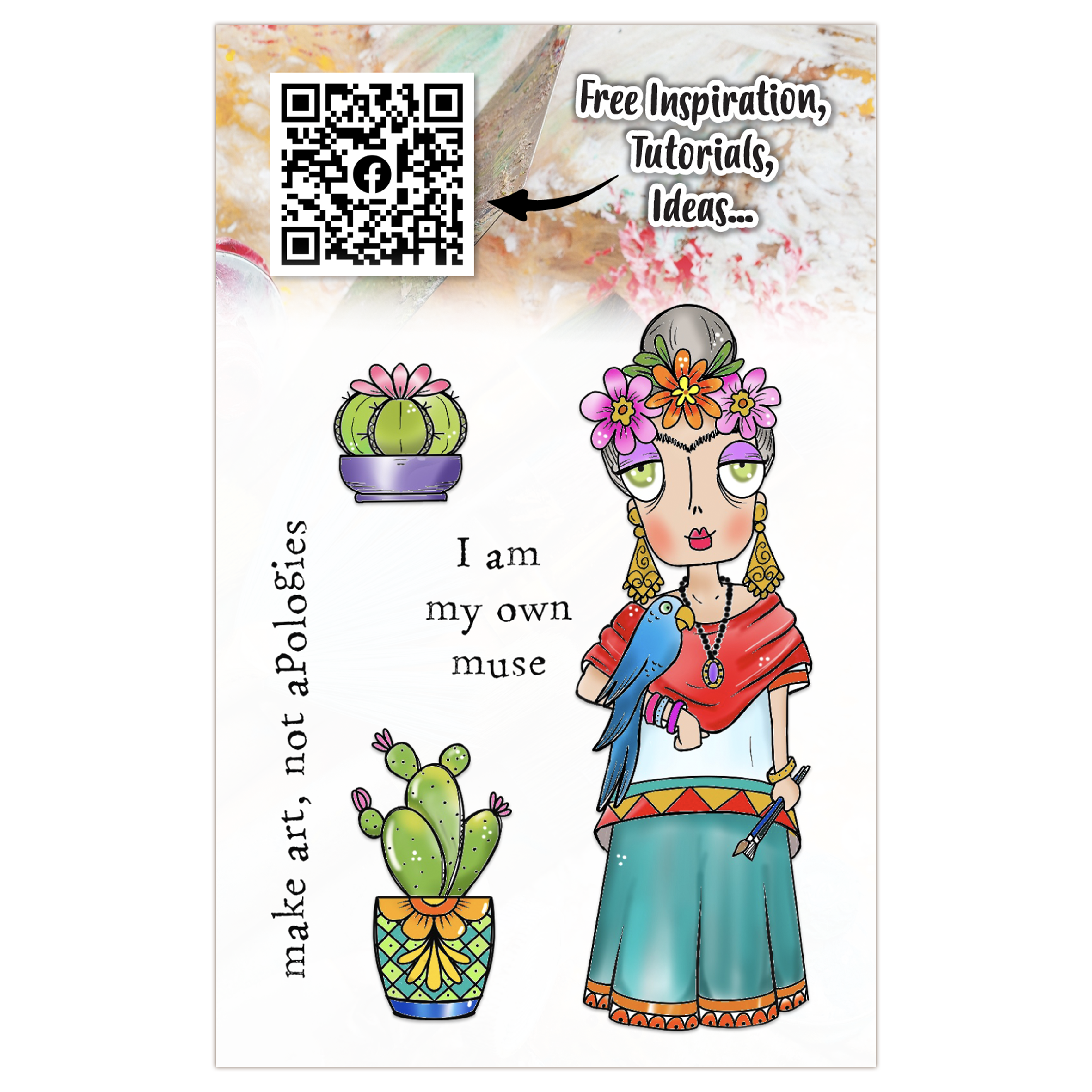 AALL and Create - A7 Stamp Set - Frida Dee
