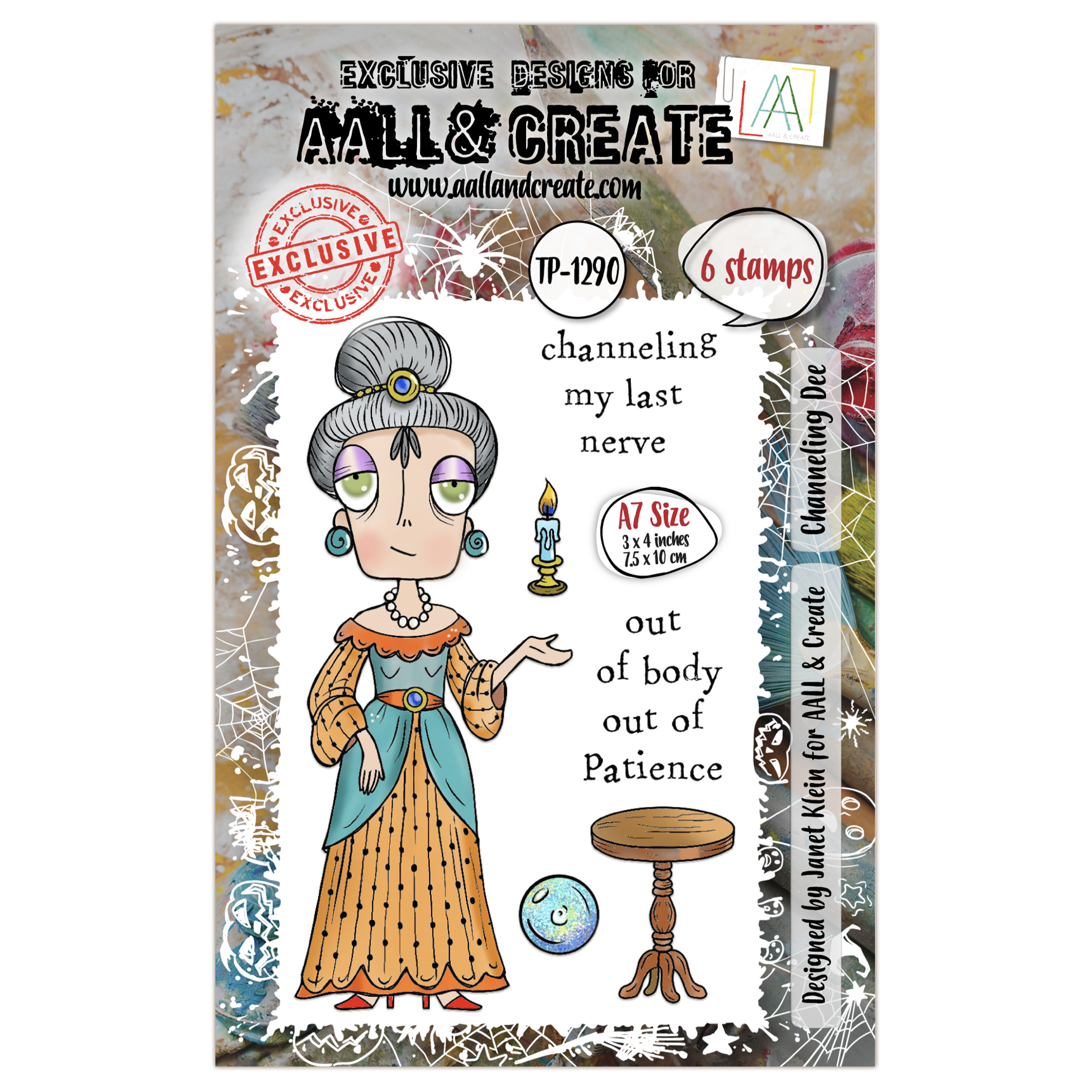 AALL and Create - A7 Stamp Set - Channeling Dee