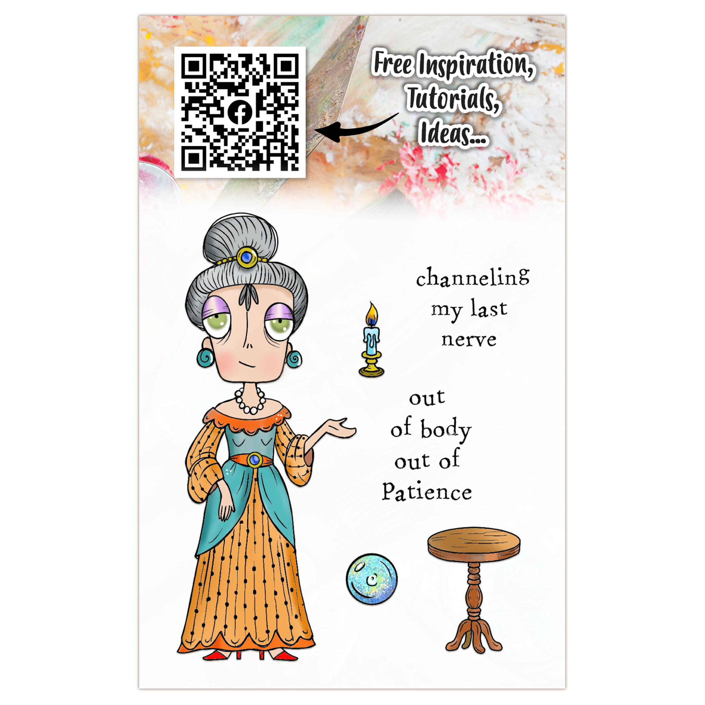 AALL and Create - A7 Stamp Set - Channeling Dee