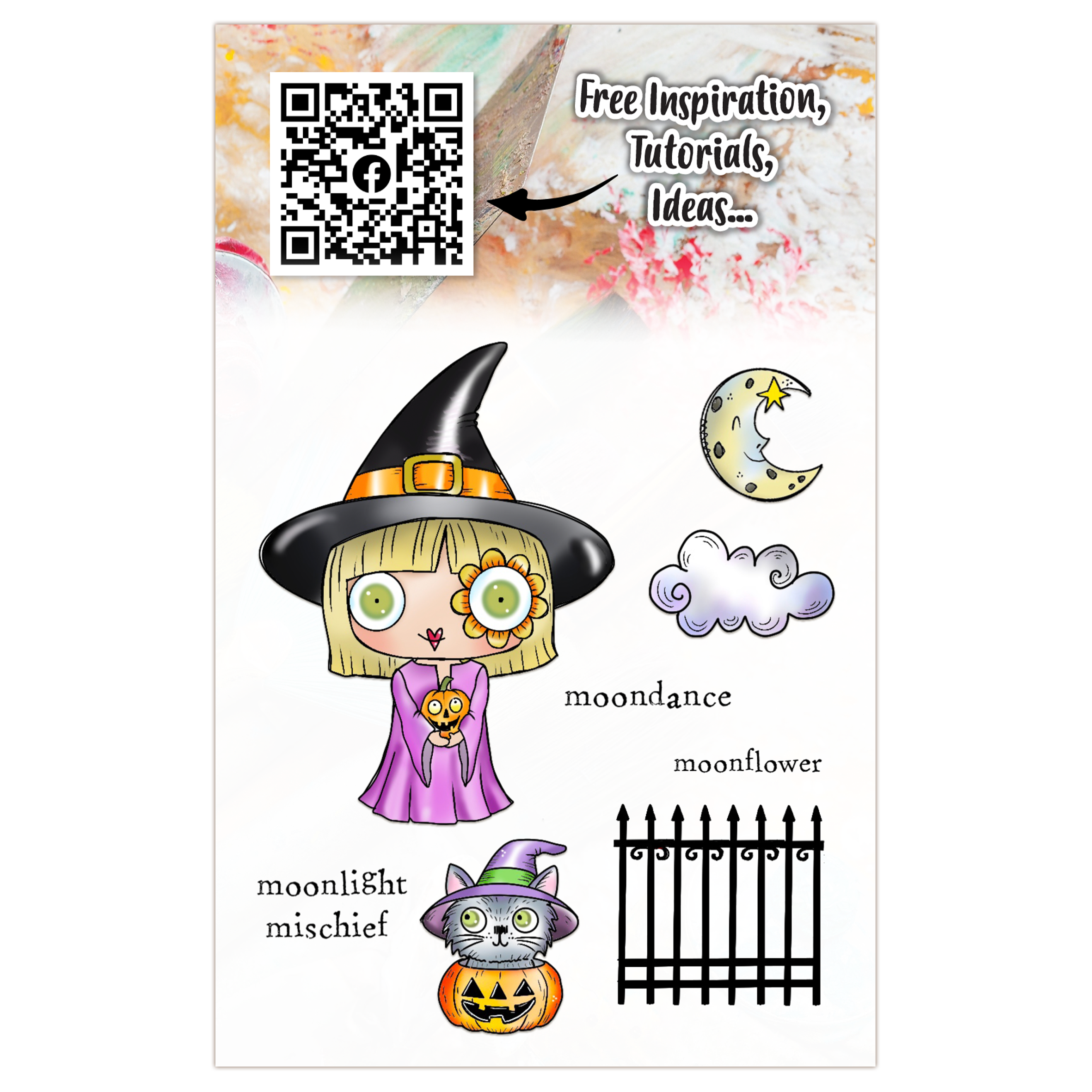 AALL and Create - A7 Stamp Set - Moonlight Mischief