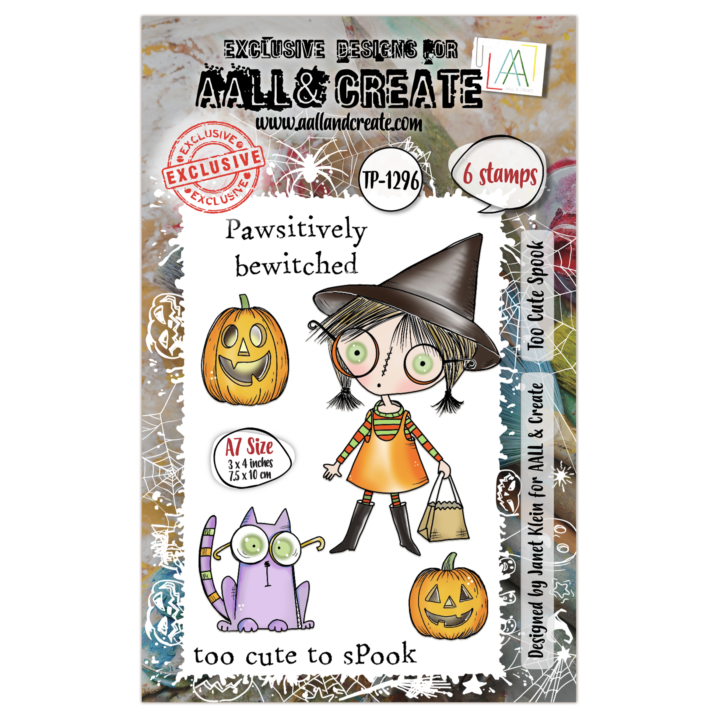 AALL and Create - A7 Stamp Set - Too Cute Spook