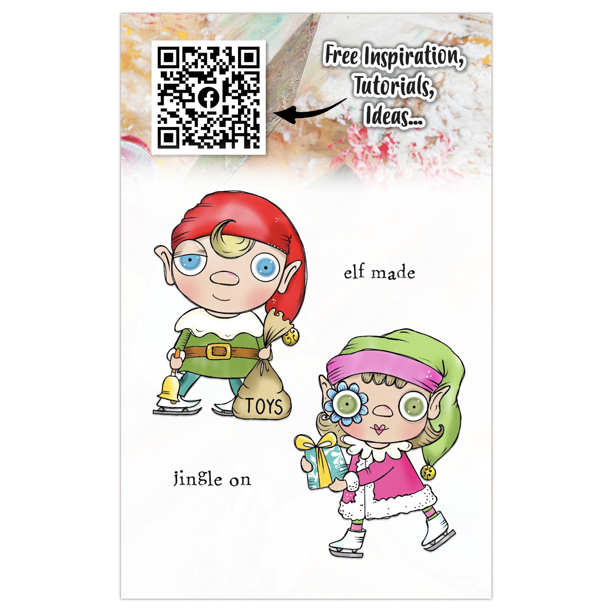 AALL and Create - A7 Stamp Set - Elf Made