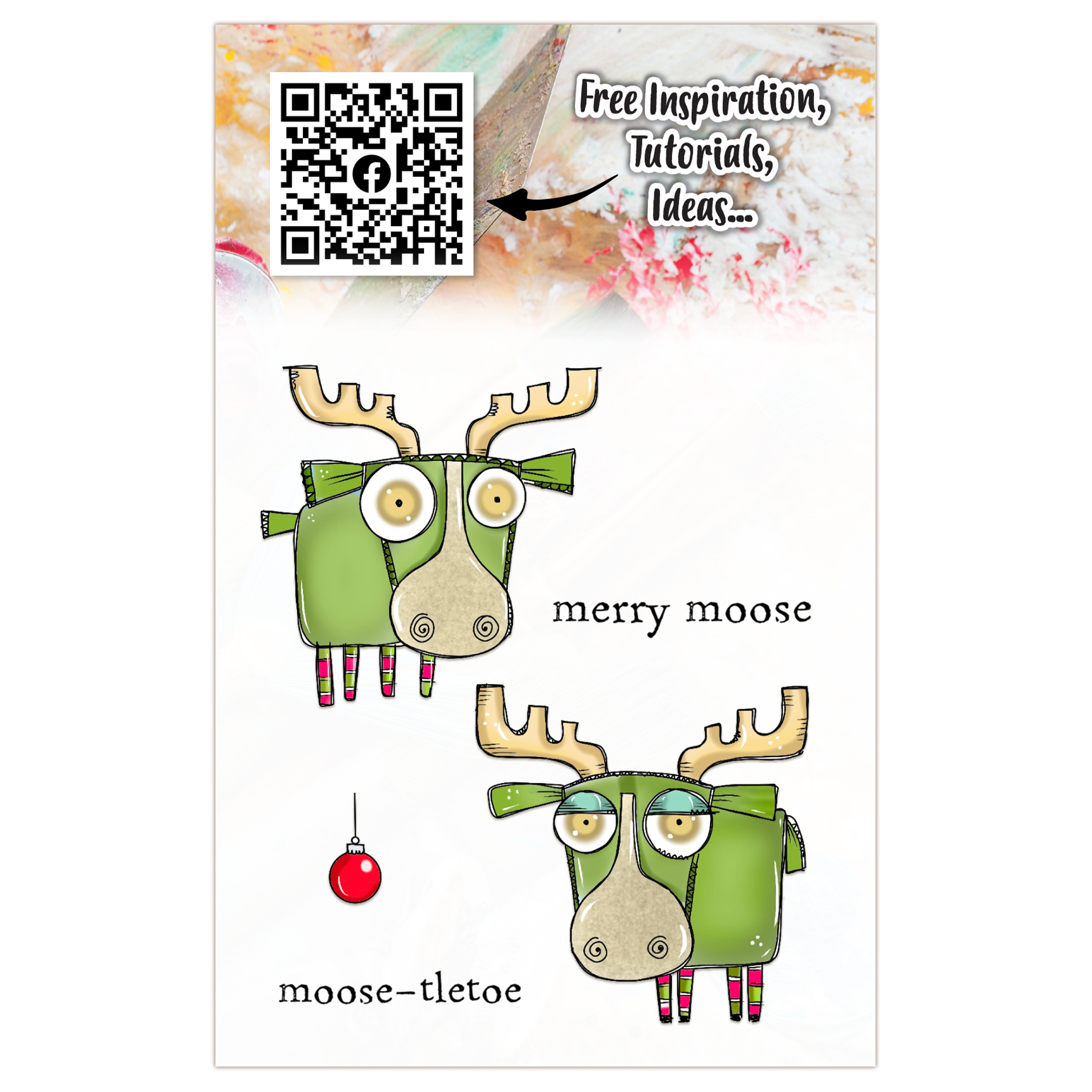 AALL and Create - A7 Stamp Set - Moose-tletoe