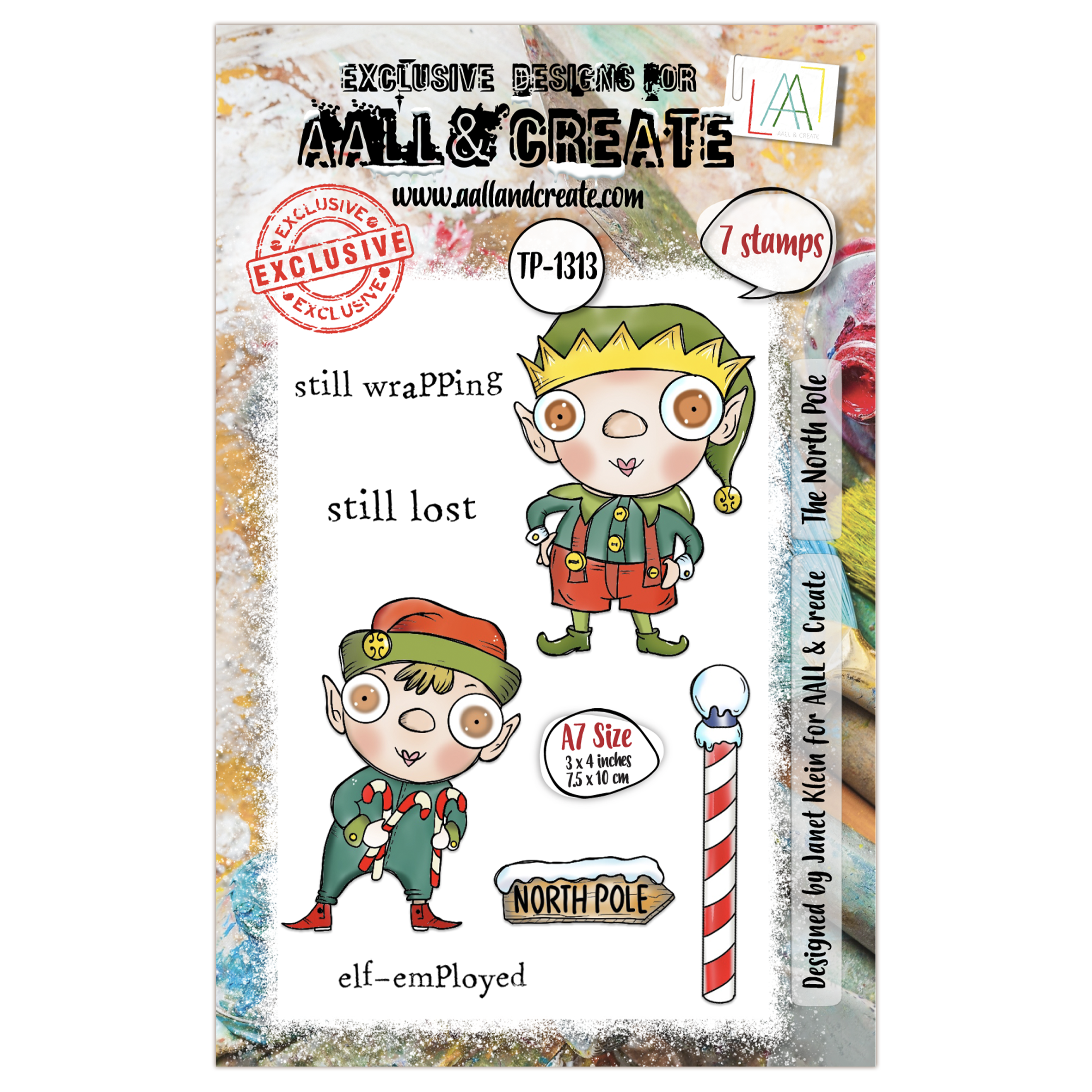 AALL and Create - A7 Stamp Set - The North Pole