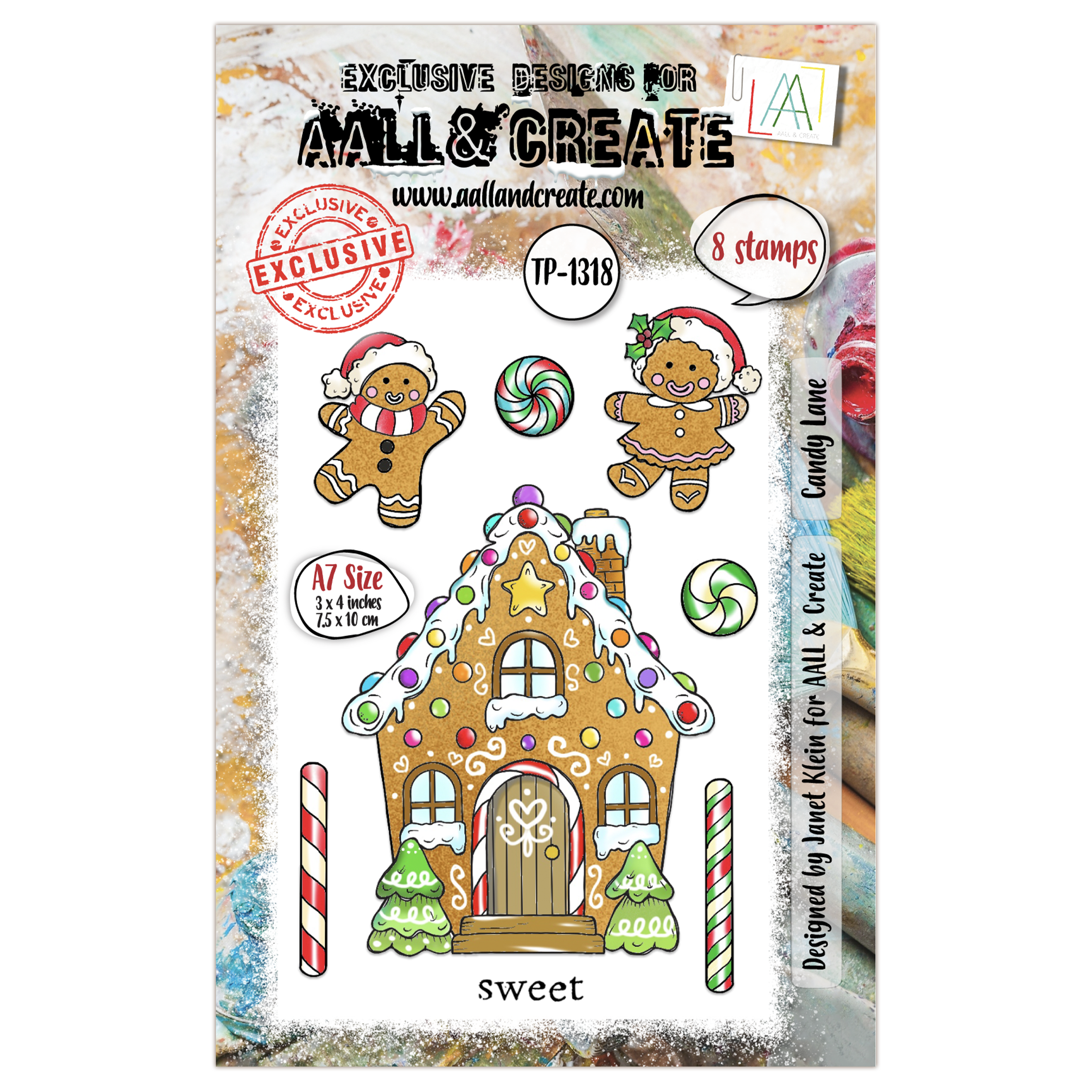 AALL and Create - A7 Stamp Set - Candy Lane