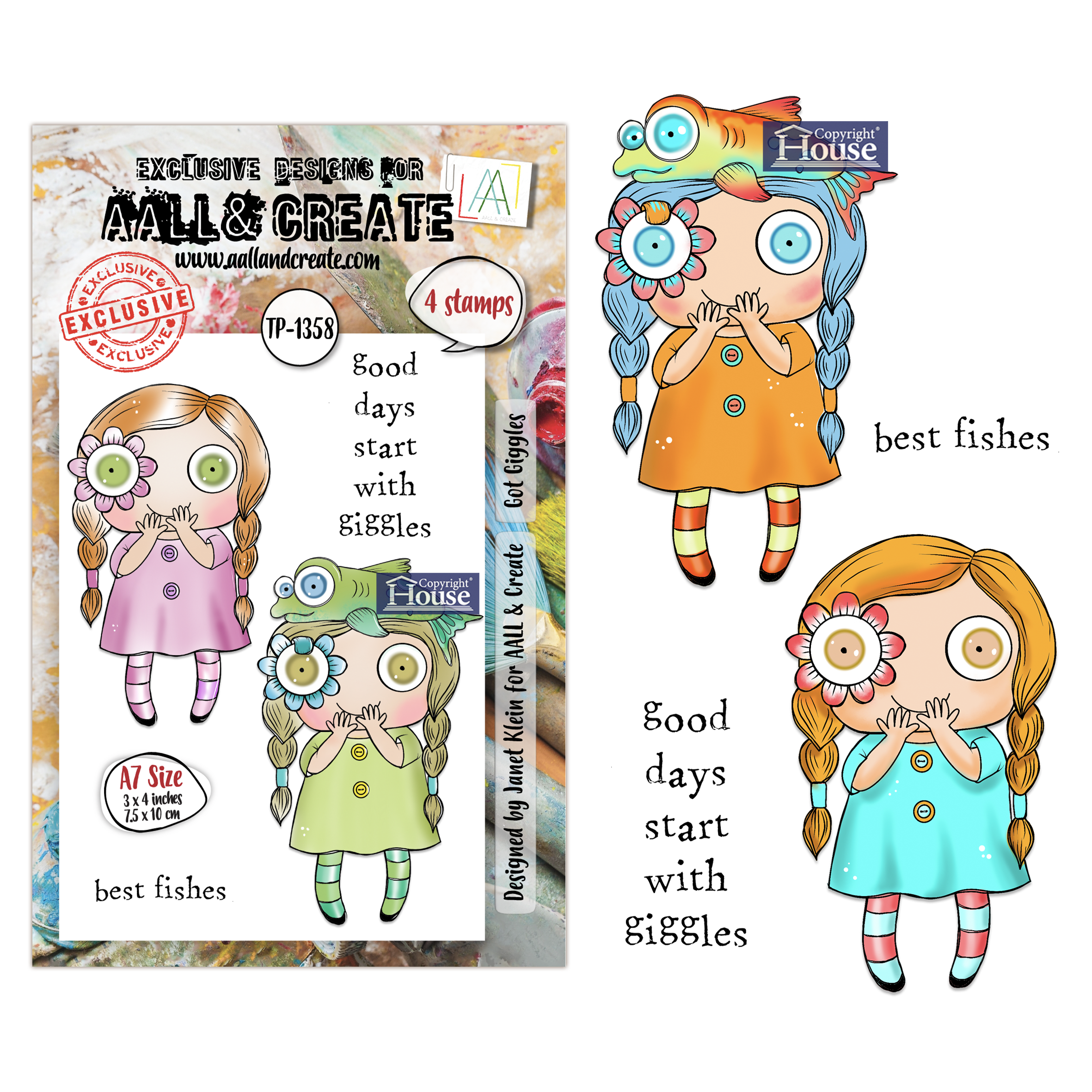AALL and Create - A7 Stamp Sets - Got Giggles