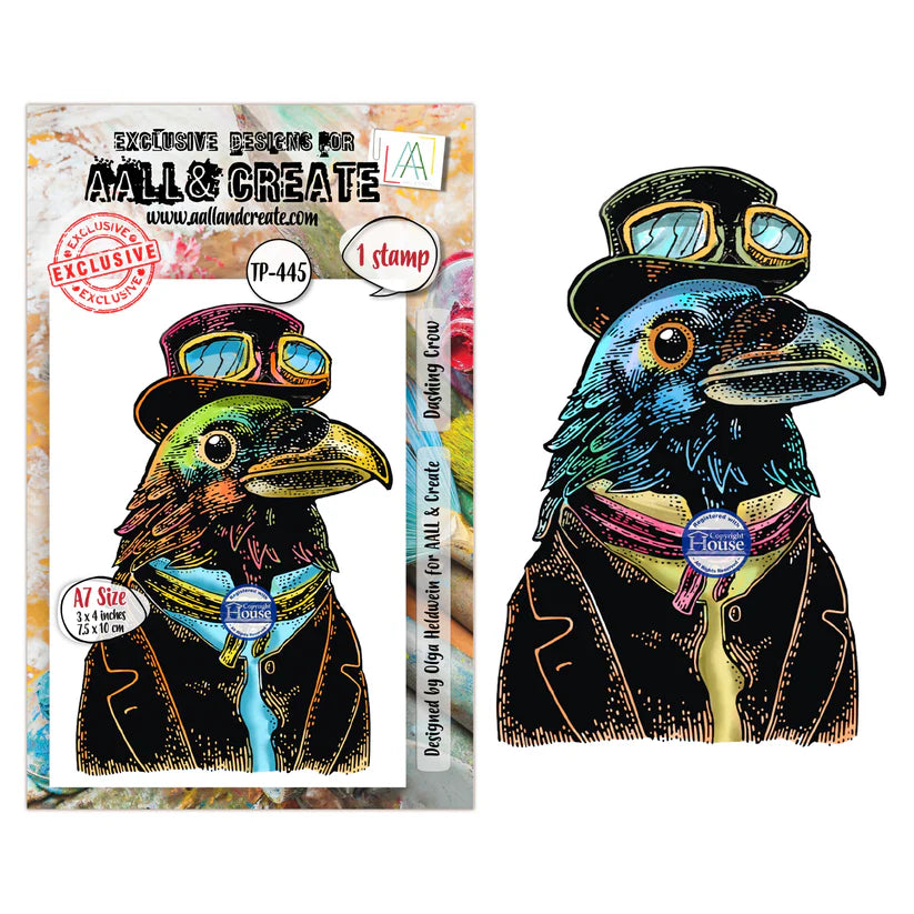 AALL and Create - A7 - Stamp Set - Dashing Crow