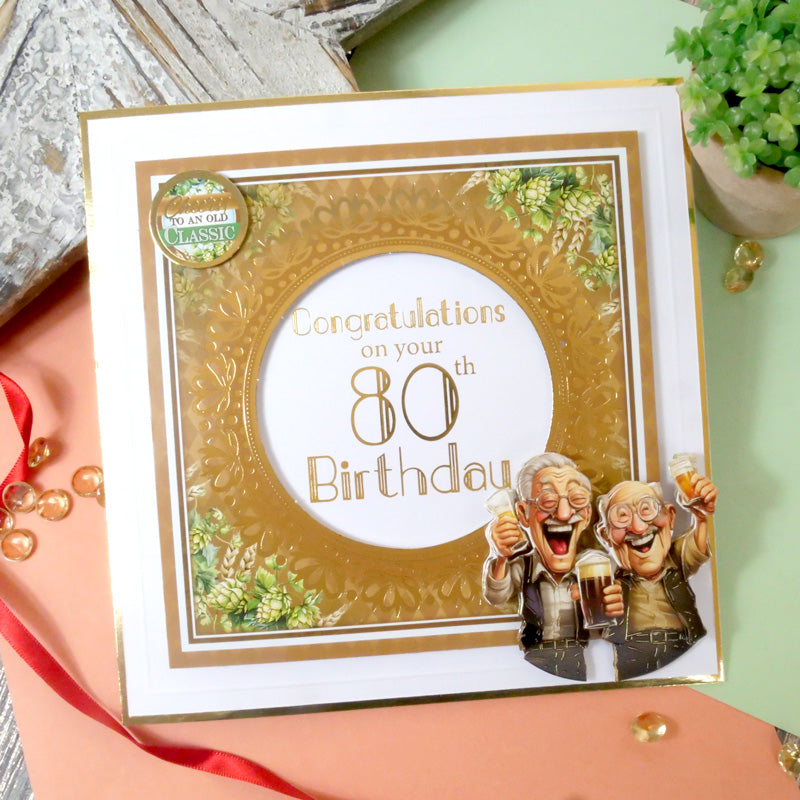 Trim Me! Foiled Insert Pad - Birthday Milestones - Gold