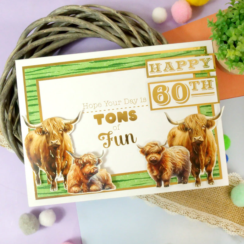 Trim Me! Foiled Insert Pad - Many Happy Returns - Gold