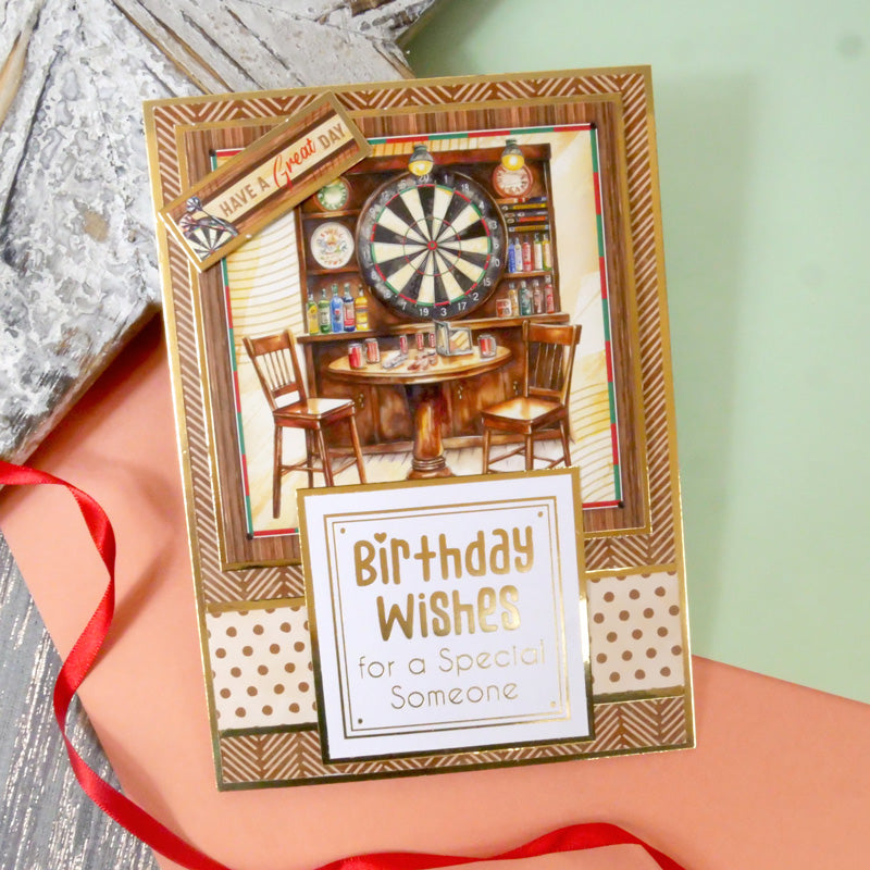 Trim Me! Foiled Insert Pad - Many Happy Returns - Gold