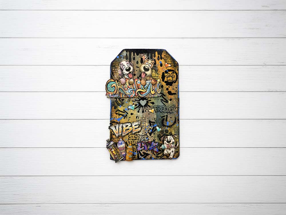 Printed Art Junk Journal: Stickers, Cut-Outs, Backgrounds For Art And Craft - Furry Friends 2