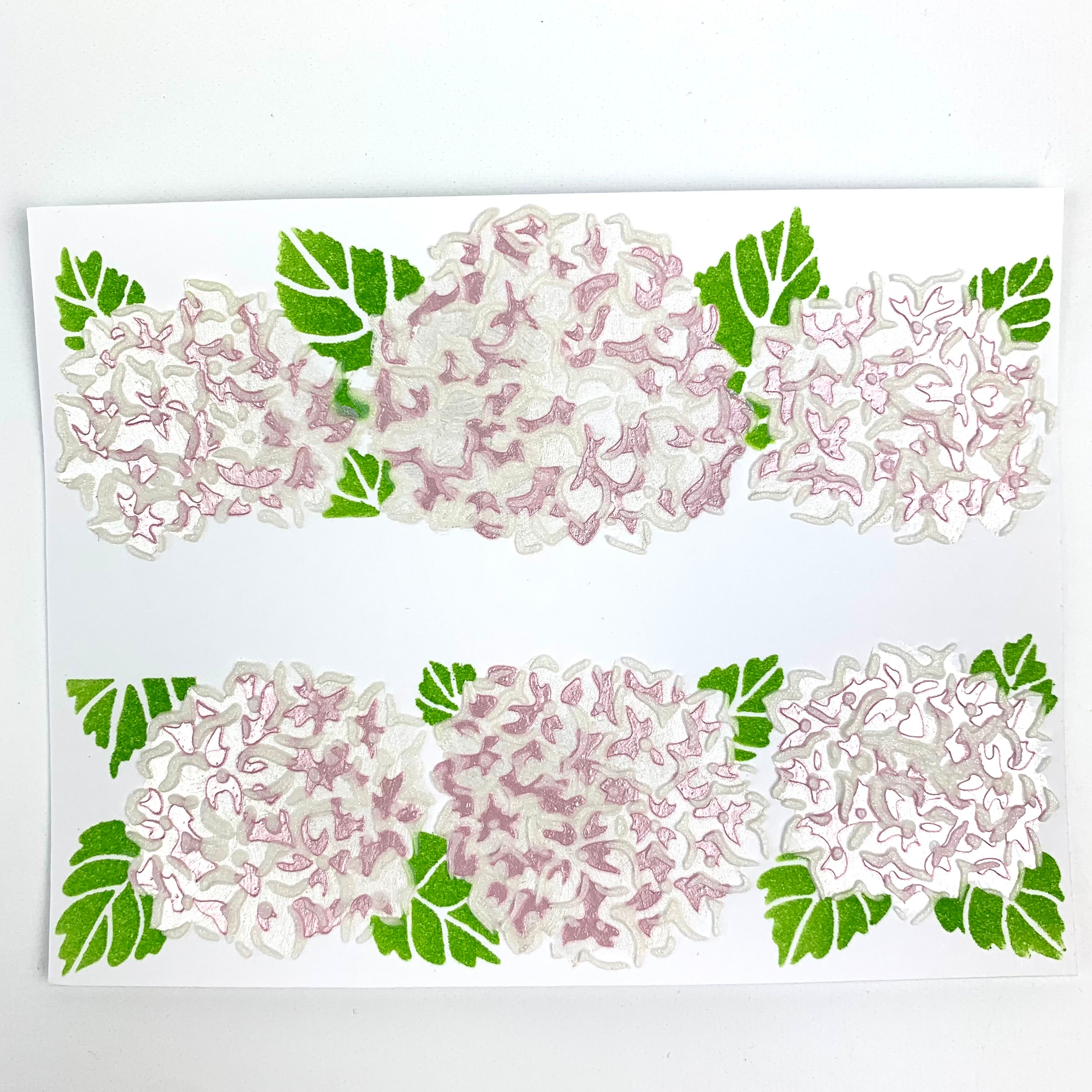 The Crafters Workshop Layered Hydrangea Banner