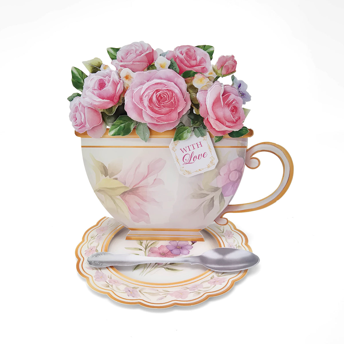 Katy Sue Teacup Bouquet, Card Making Kit
