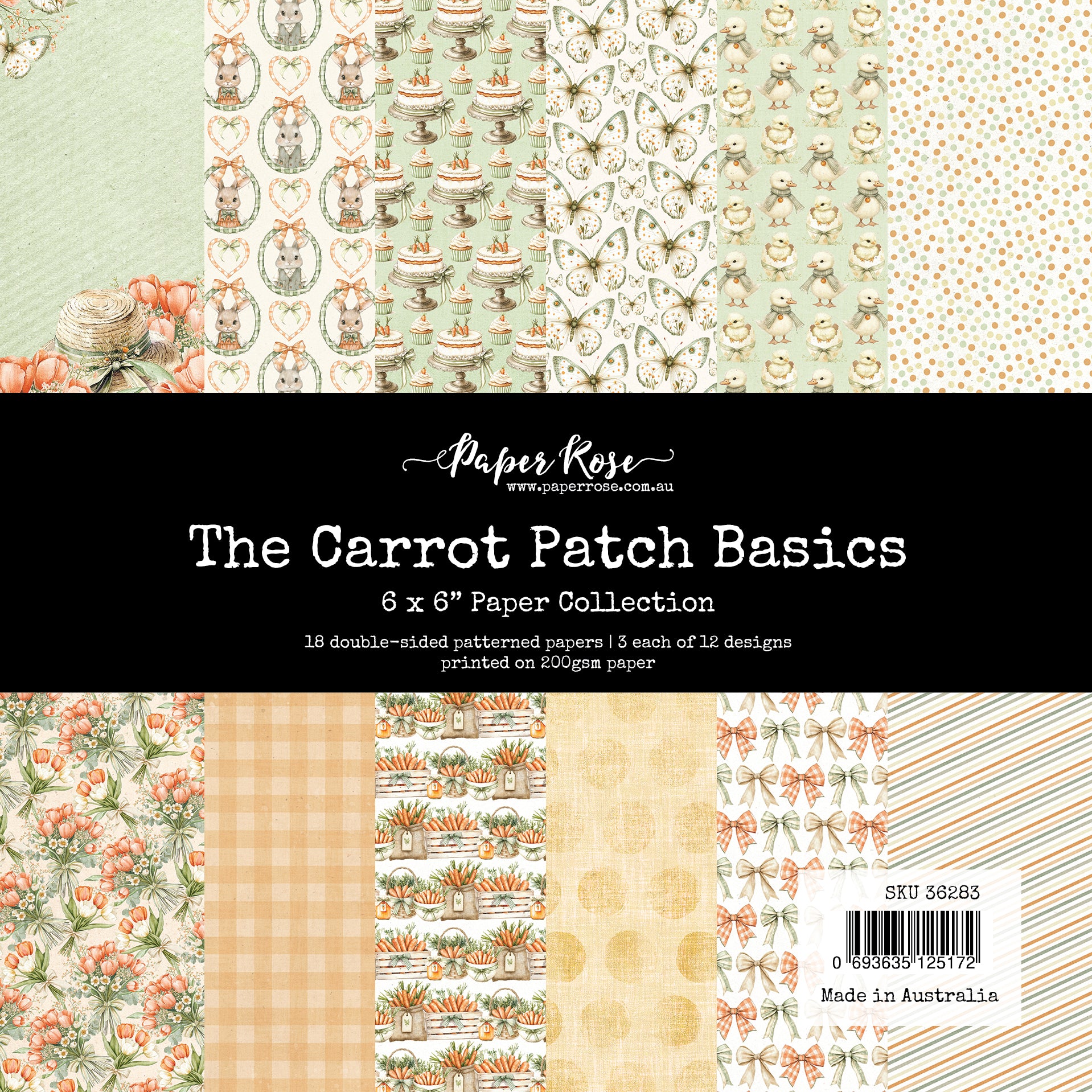 The Carrot Patch Basics 6x6 Paper Collection 36283