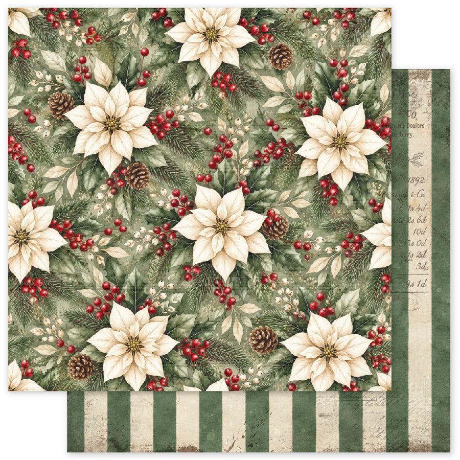 The Christmas Library Basics F 12x12 Paper (12 pc Bulk Pack) 37588