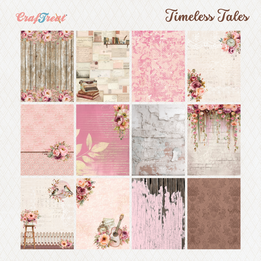 Craftreat Paper Pad - Timeless Tales 6"x8"