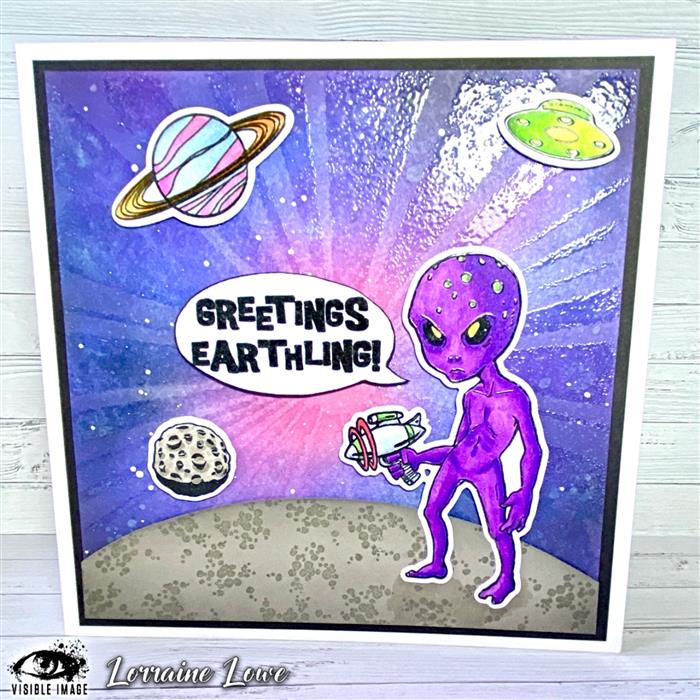 Visible Image Alien Invader Co-ordinating Dies