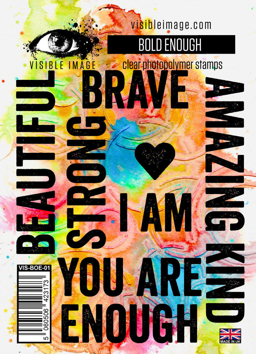 Visible Image Bold Enough - A6 Stamp Set