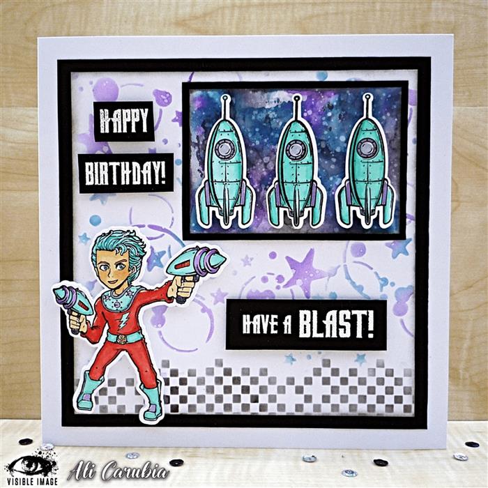 Visible Image Captain Awesome Co-ordinating Dies