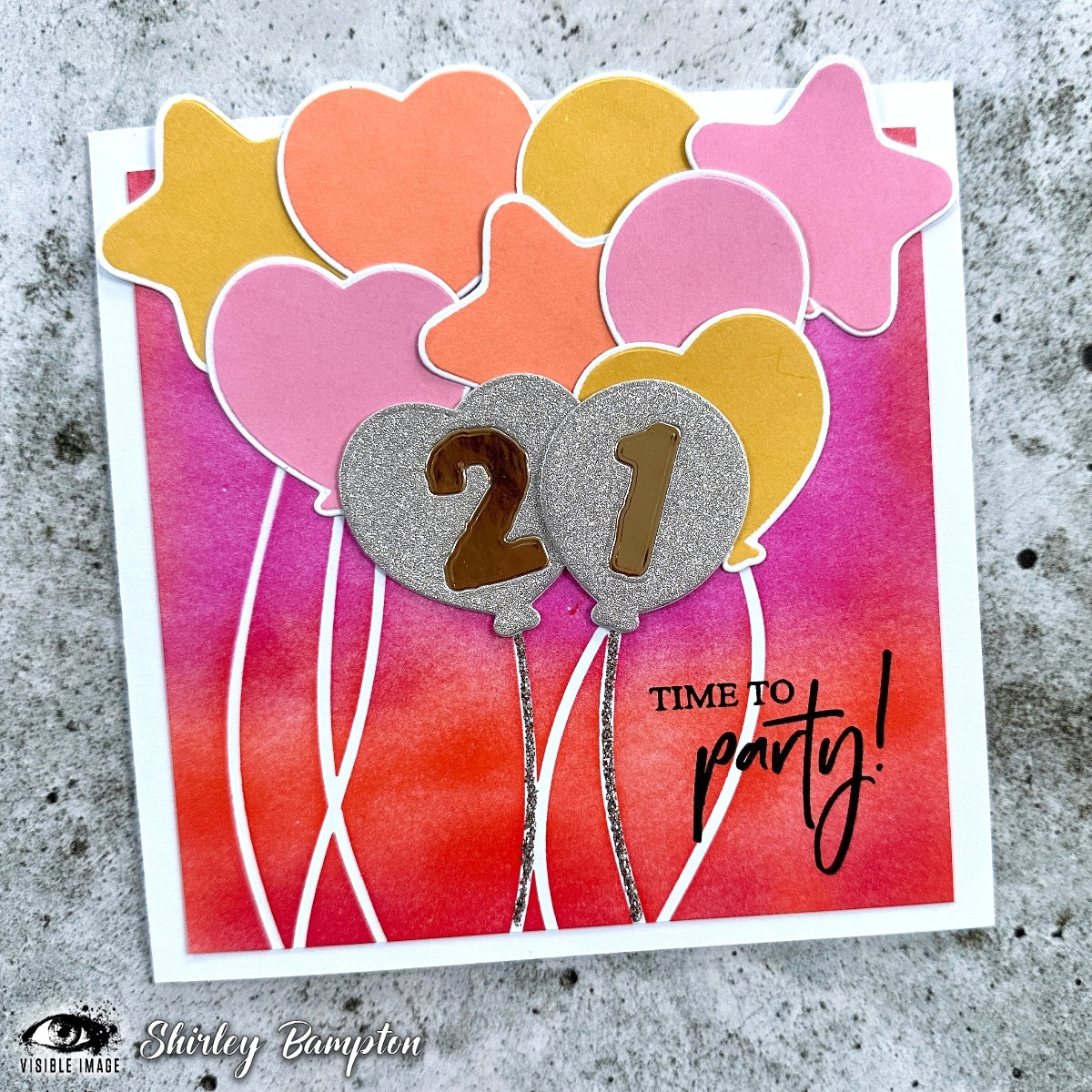 Visible Image Curves Stencil - 6 x 6