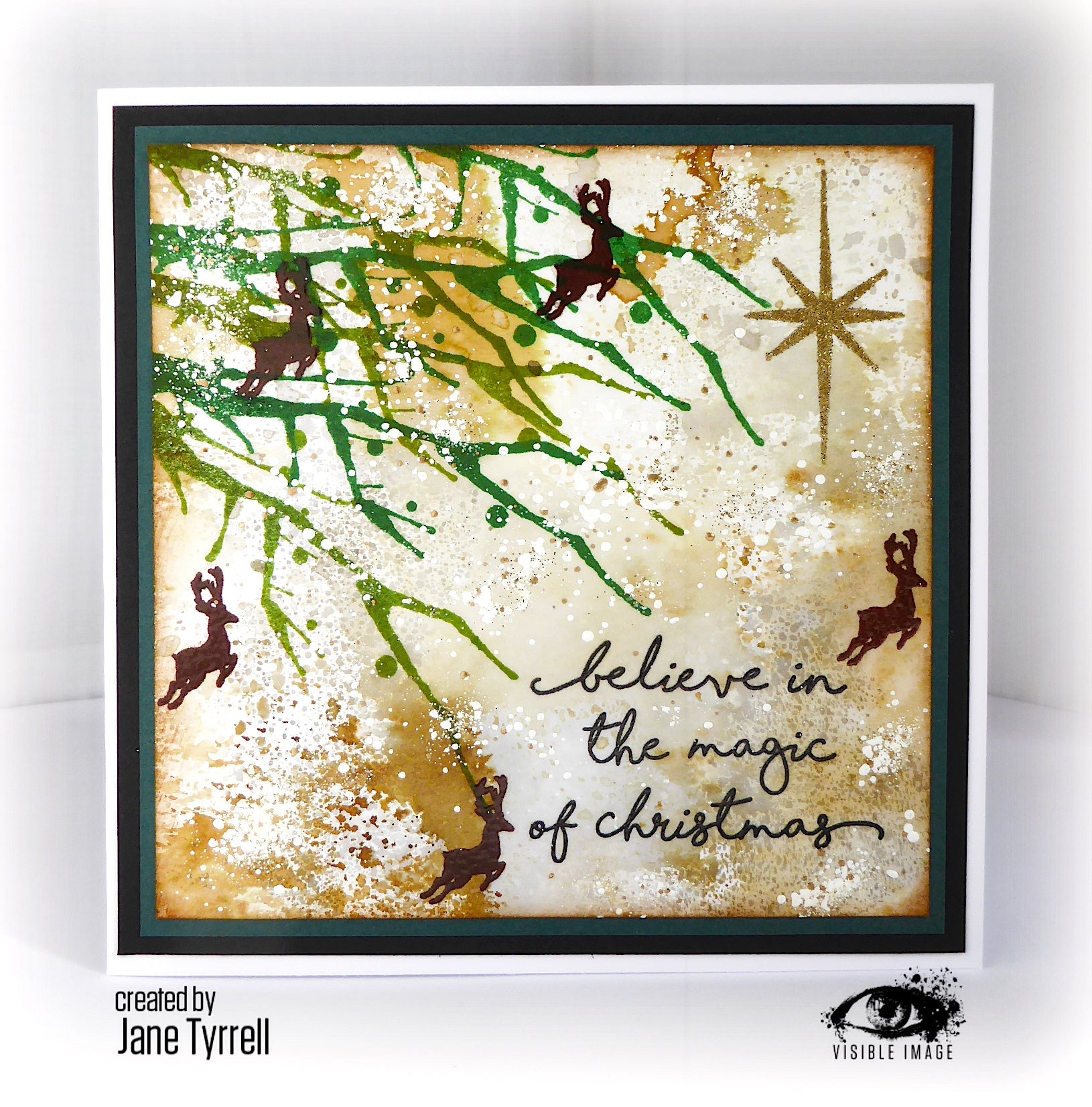 Visible Image Go To Christmas Words - A6 Stamp Set