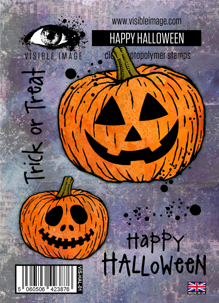 Visible Image Happy Halloween - A6 Stamp Set