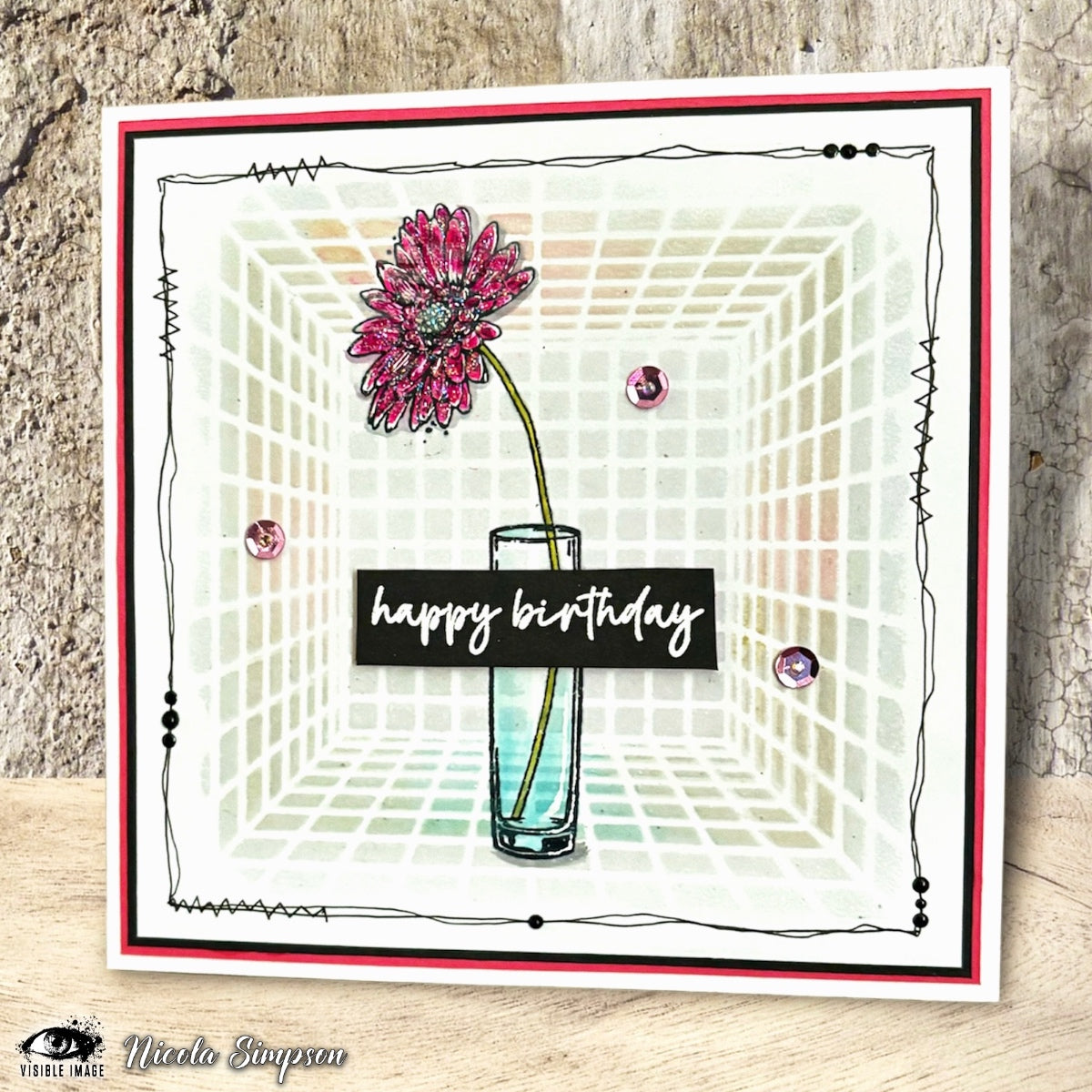 Visible Image Holodeck Stencil - 6 x 6