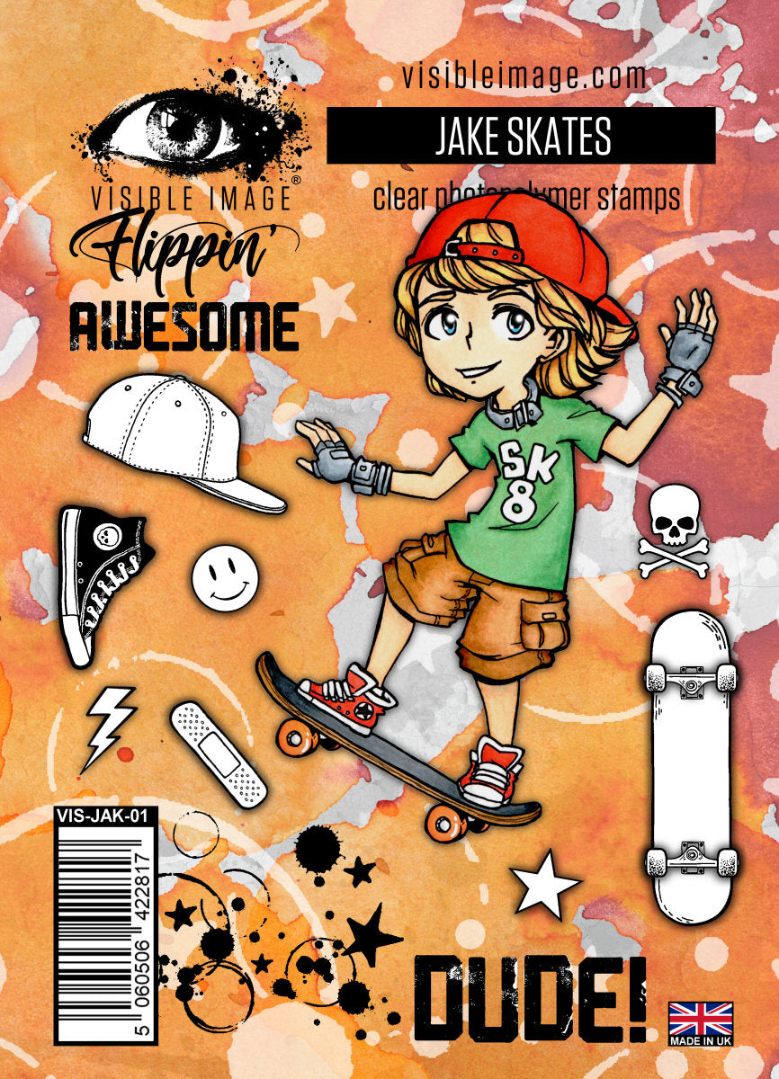 Visible Image Jake Skates - A6 Stamp Set