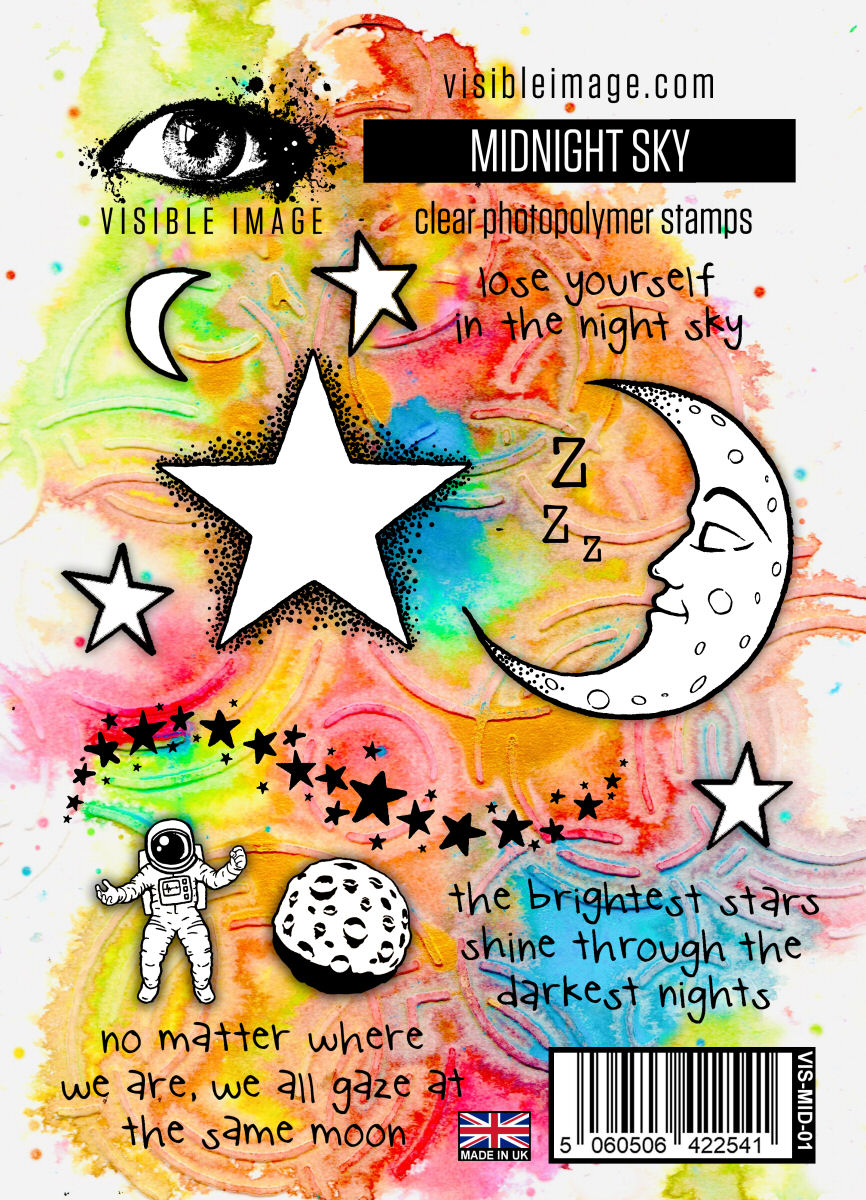 Visible Image Midnight Sky - A6 Stamp Set