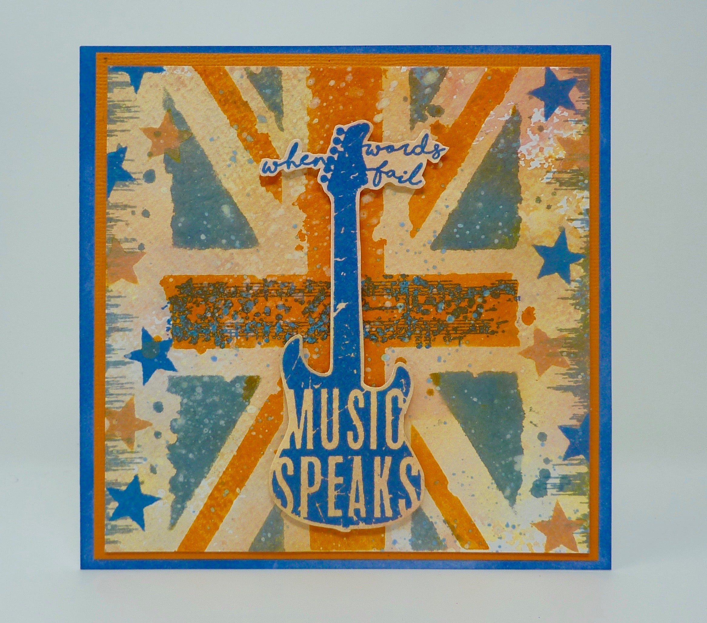 Visible Image Music Speaks - A6 Stamp Set
