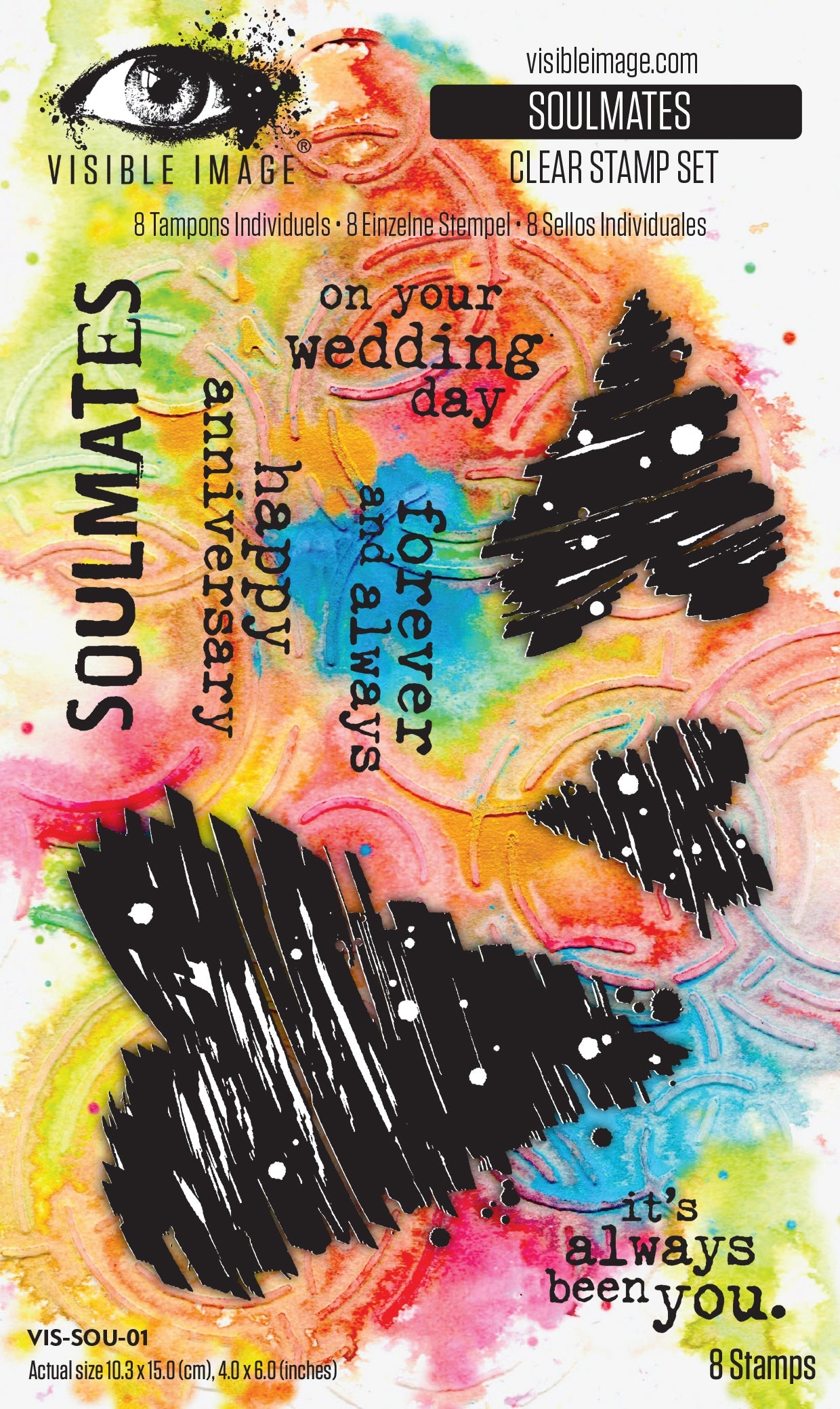 Visible Image Soulmates 4in x 6in Stamp Set