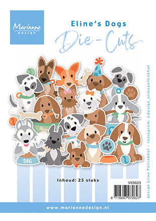 Marianne Design Die-Cuts - Eline's Dogs