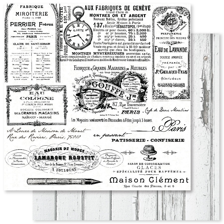 Vintage Backgrounds 1.0 F 12x12 Paper (12pc Bulk Pack) 32379