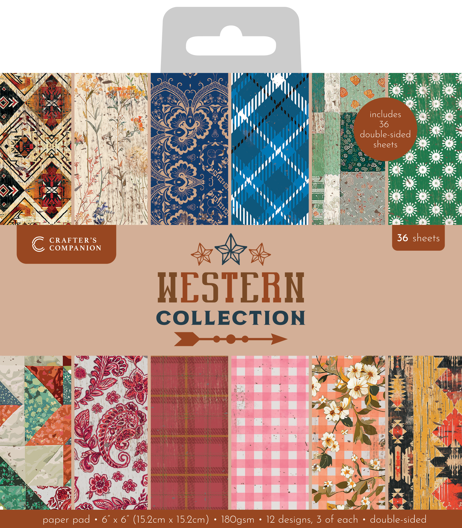 Western Collection 6”x6” Paper Pad
