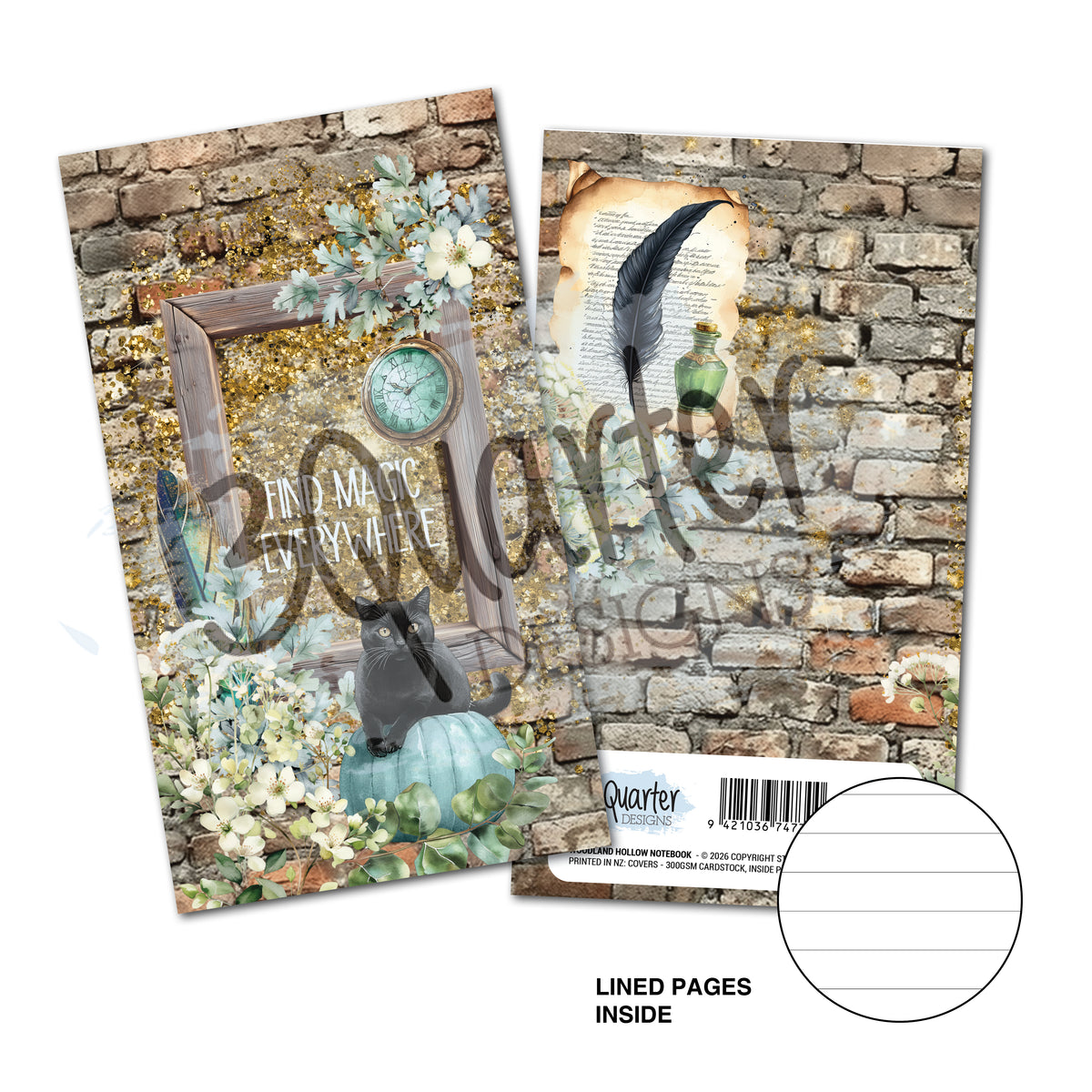 3Quarter Designs Wand Academy Mini Notebook