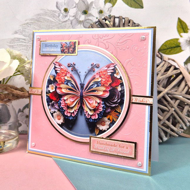 Whopper Topper Pad - Paper Art Butterflies