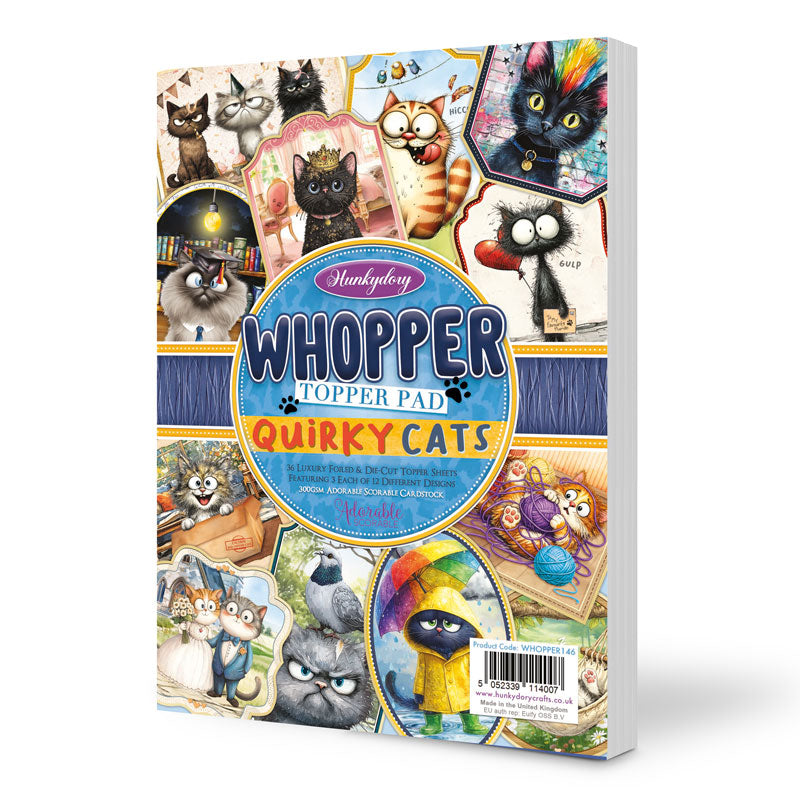 Whopper Topper Pad - Quirky Cats