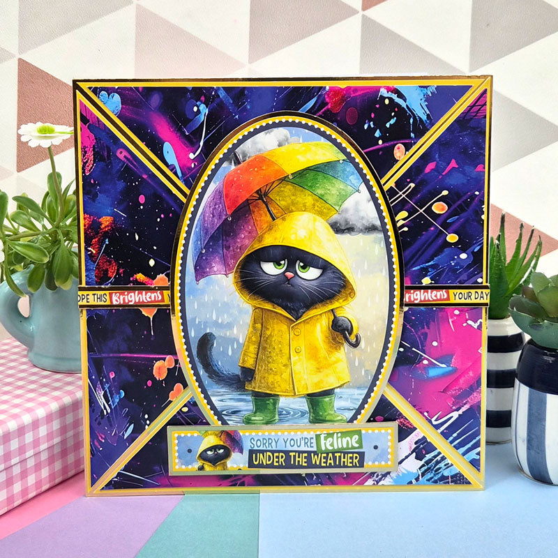 Whopper Topper Pad - Quirky Cats