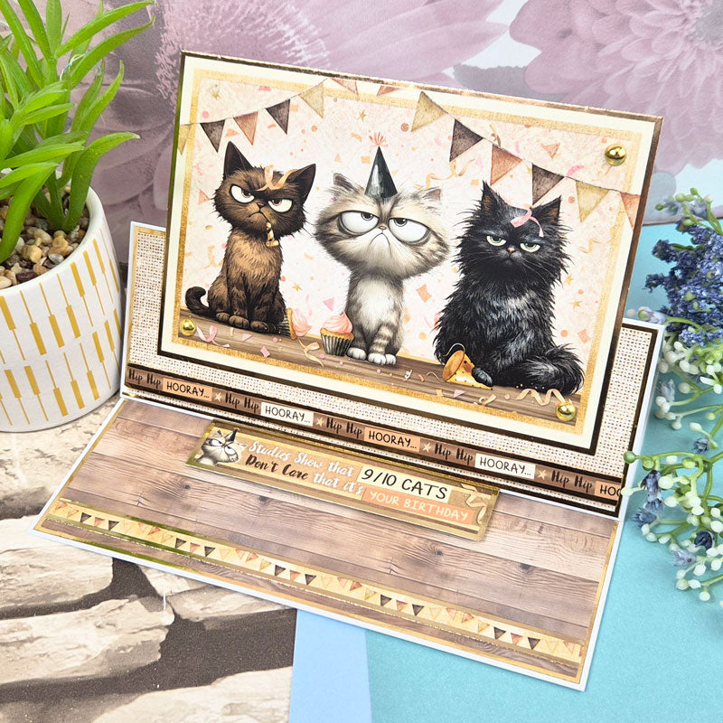 Whopper Topper Pad - Quirky Cats